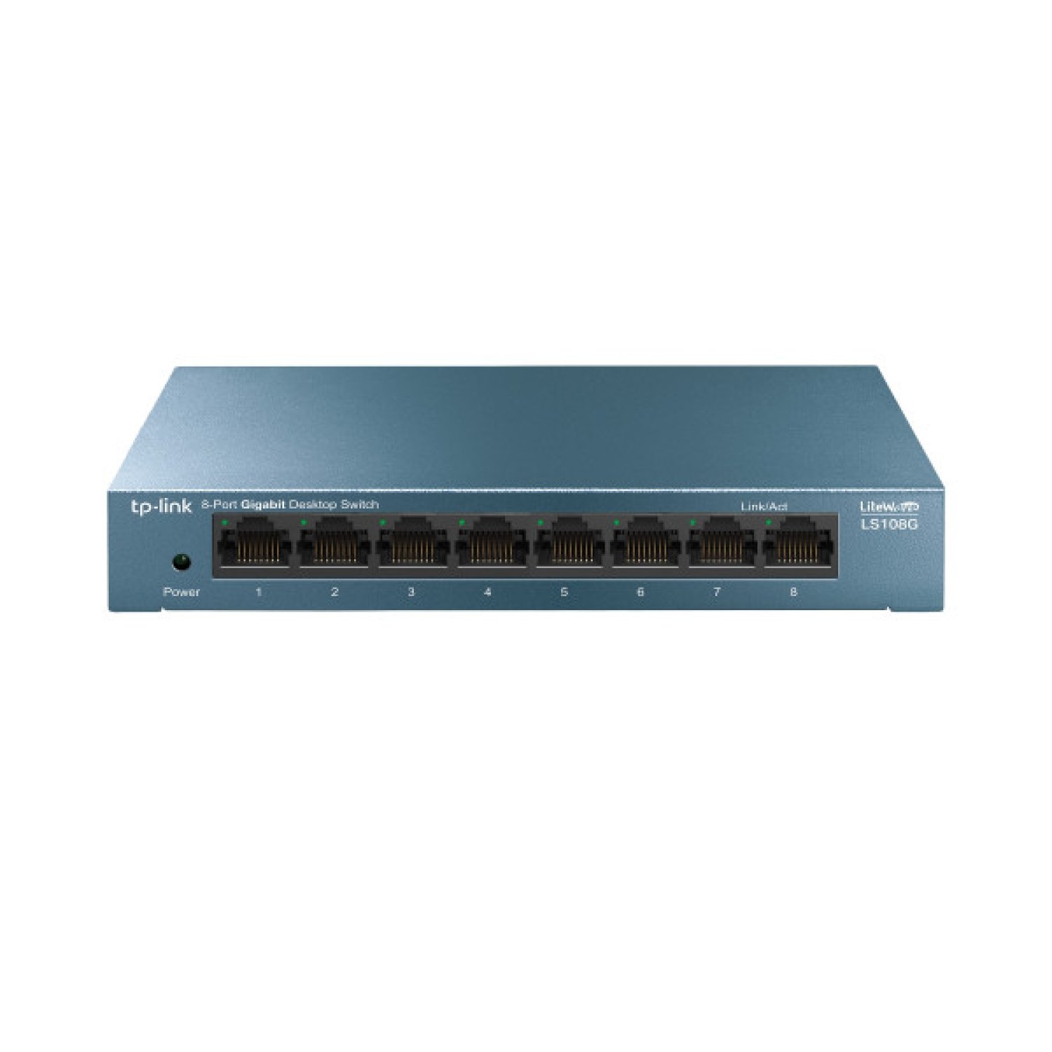 TP-Link LS108G · Switch 8 Puertos · Gigabit 10/100/1000 Mbps · RJ-45