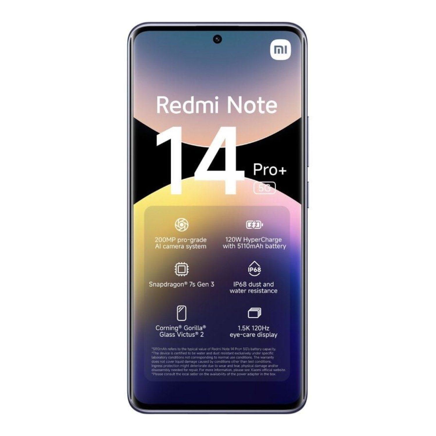 Xiaomi Redmi Note 14 Pro+ · 6,67" · 8GB RAM · 256GB · 5G · Púrpura