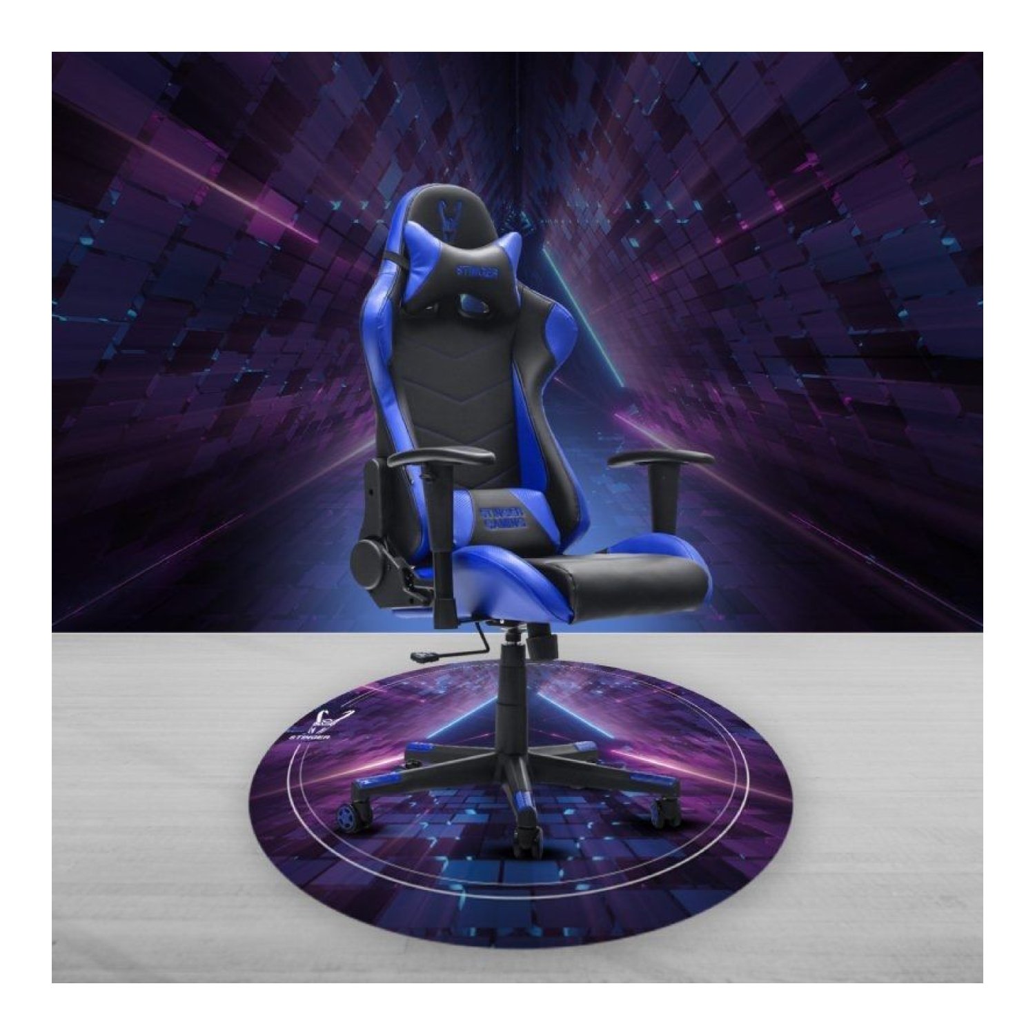Woxter Stinger Floorpad Future · Alfombra Gaming · Púrpura