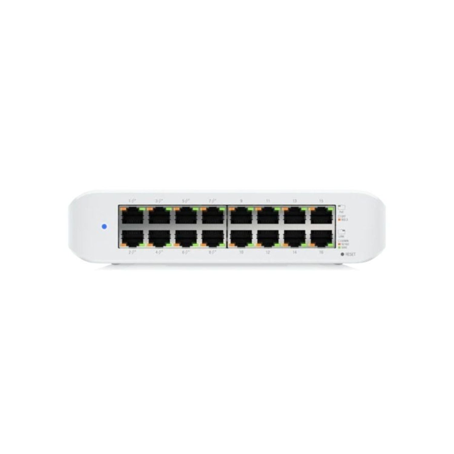 Ubiquiti UniFi Lite USW-LITE-16-POE · Switch 16 Puertos · Gigabit PoE · RJ45