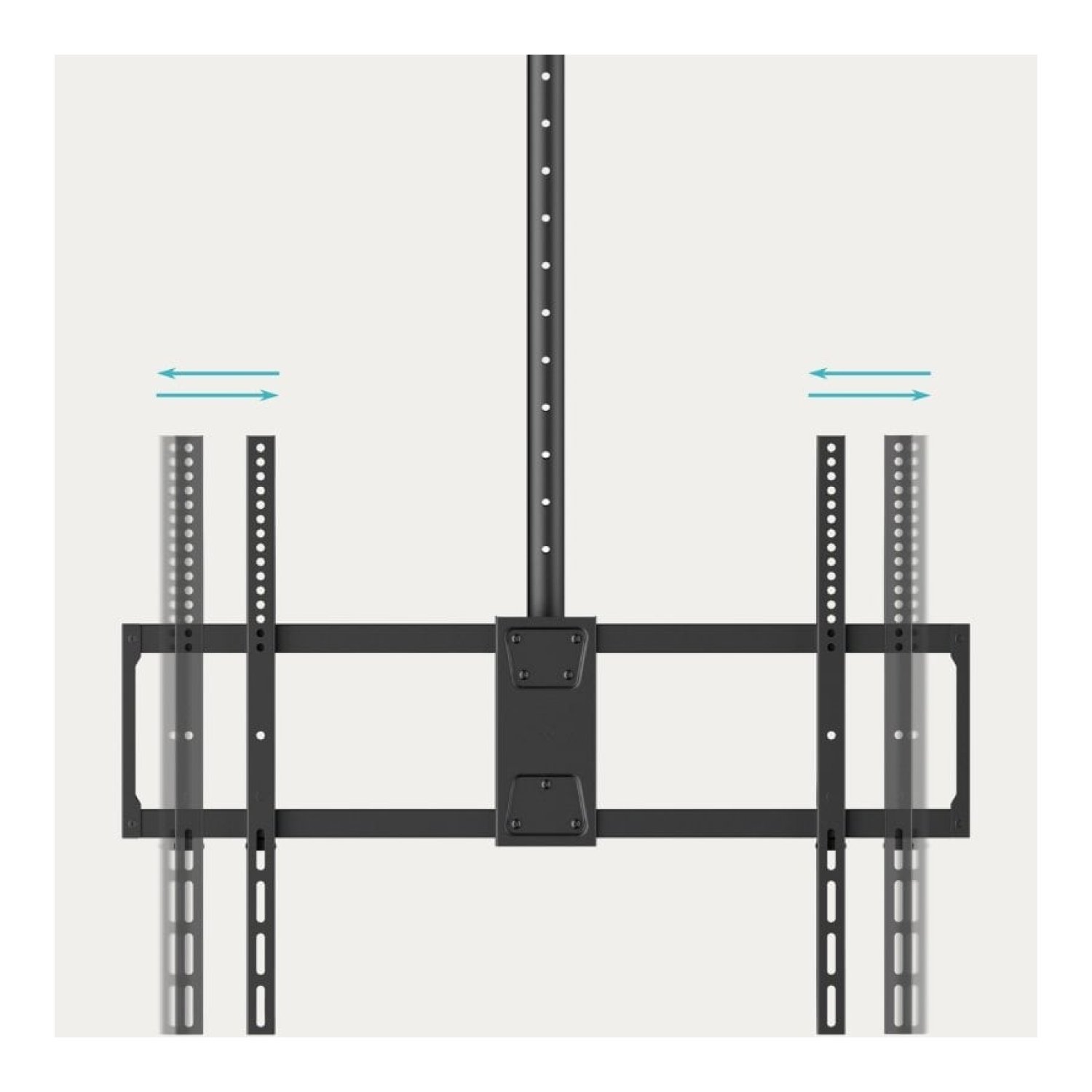 TooQ Soporte de Techo · Giratorio e Inclinable · 50-100" · hasta 80kg
