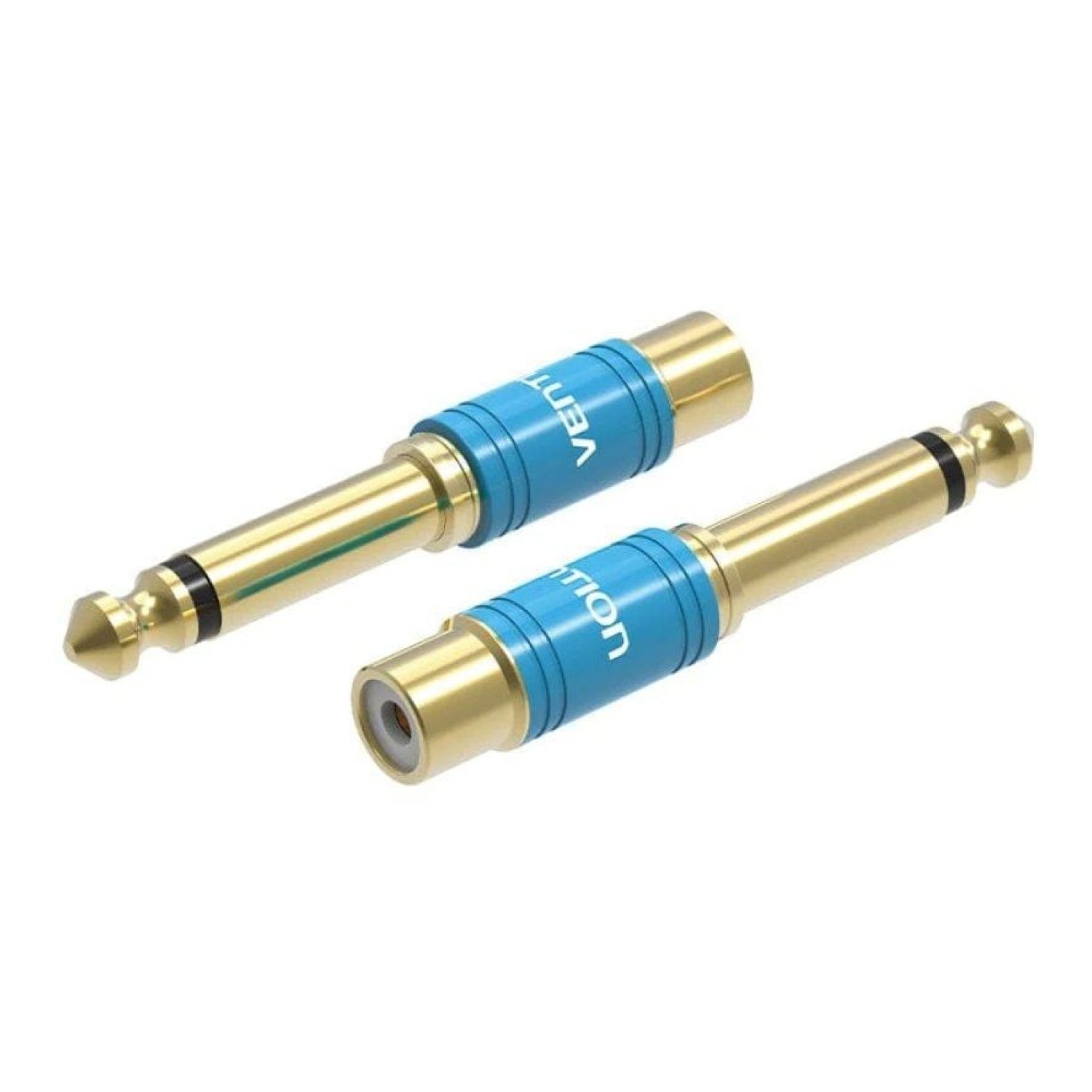 Vention · Adaptador Jack a RCA · 6,5mm a RCA Hembra · Azul