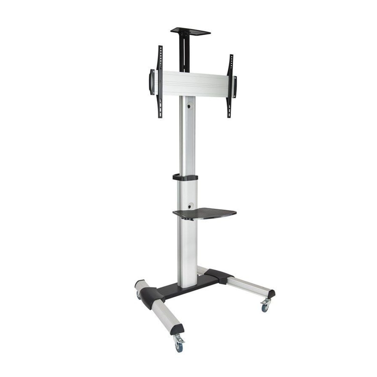 TooQ FS1870M-B · Soporte Suelo Inclinable · 37-70" · Hasta 50kg · Con Ruedas