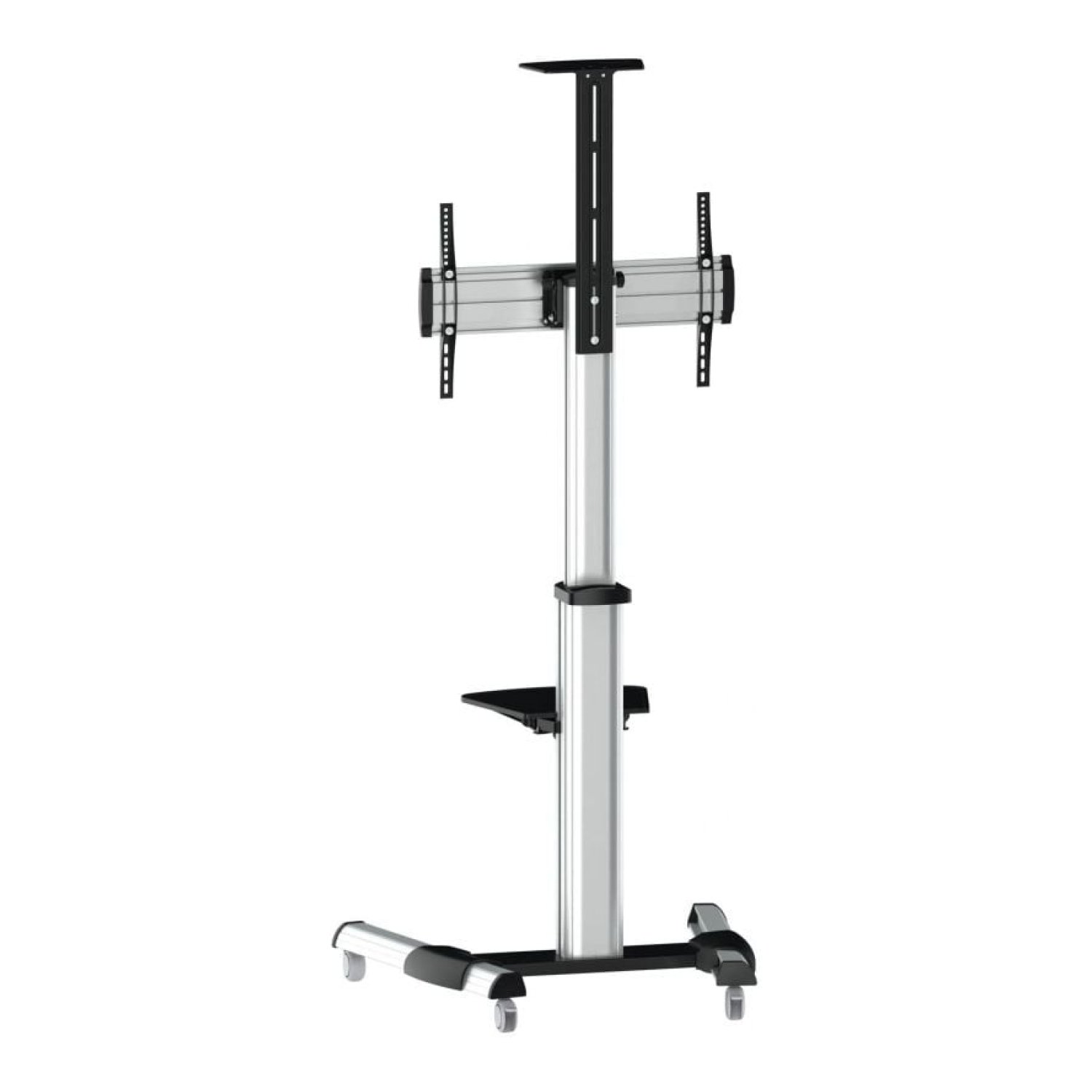 TooQ FS1870M-B · Soporte Suelo Inclinable · 37-70" · Hasta 50kg · Con Ruedas