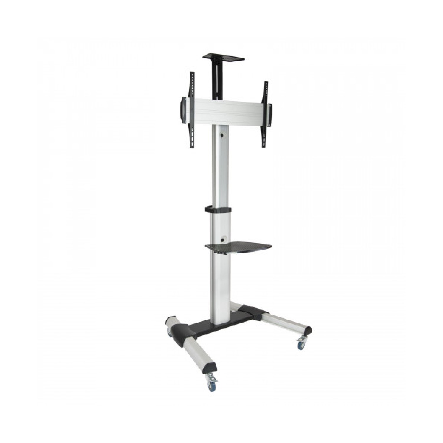 TooQ FS1870M-B · Soporte Suelo Inclinable · 37-70" · Hasta 50kg · Con Ruedas