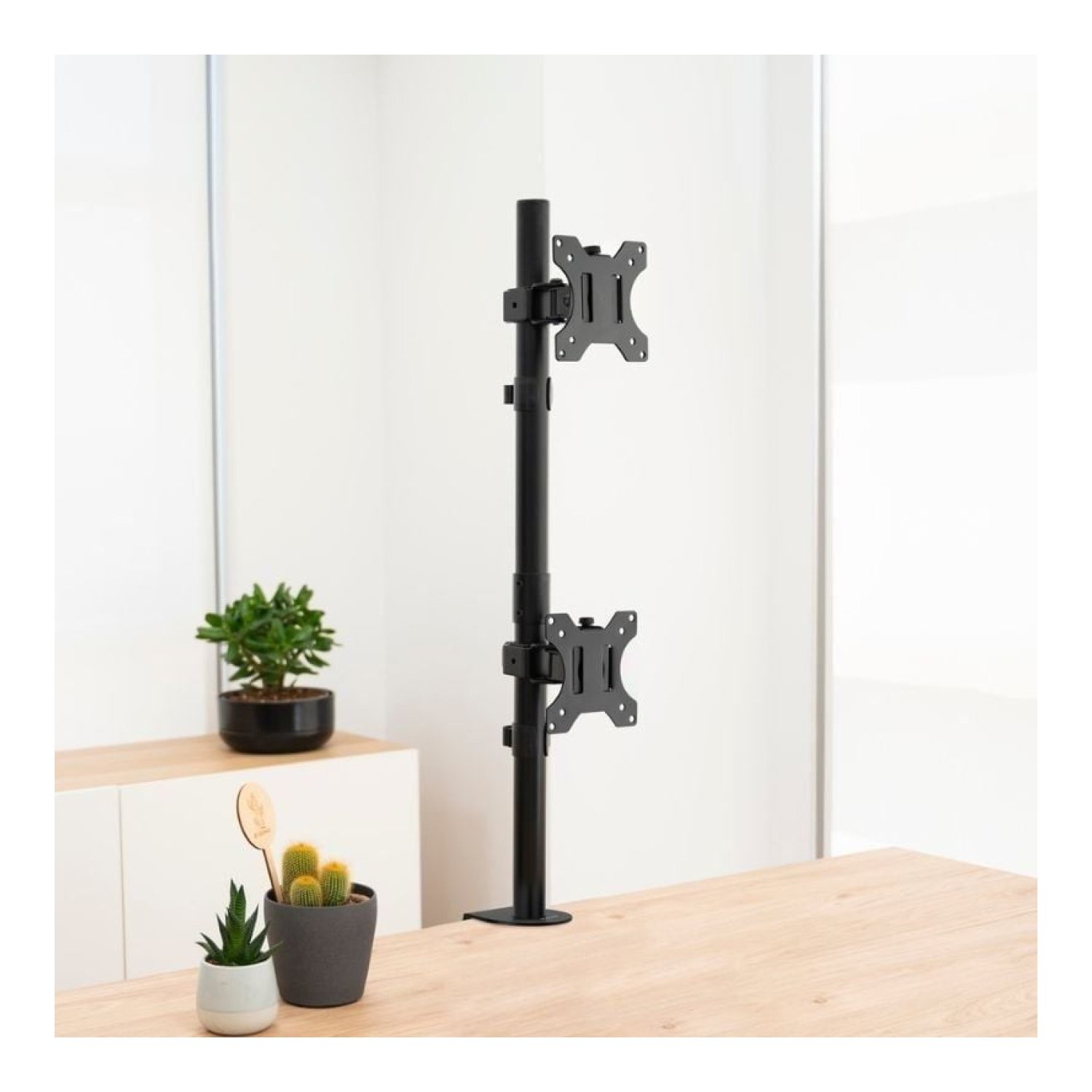 TooQ DB1233TNV · Soporte Doble Monitor · Giratorio e Inclinable · hasta 8kg