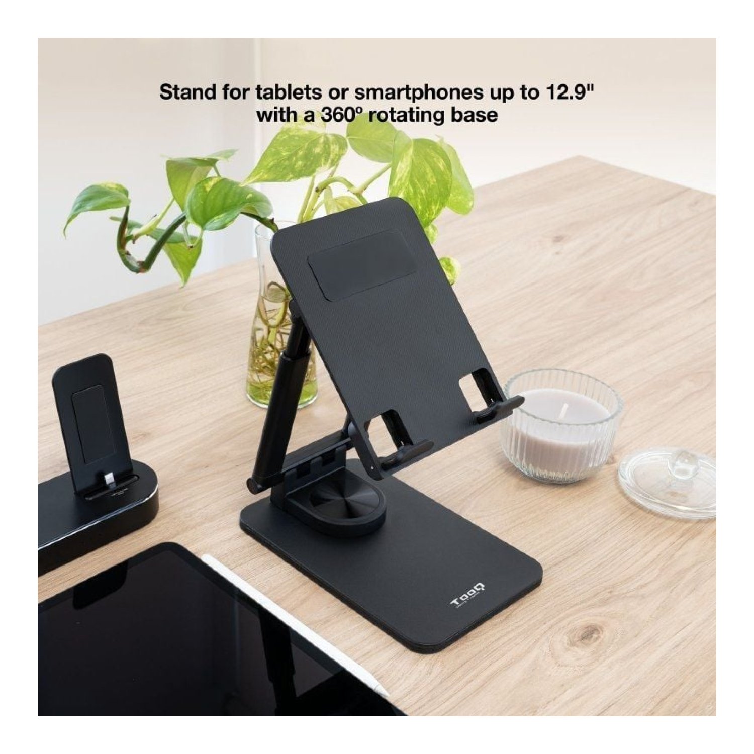 TooQ PH-Hermes-Halley · Soporte Smartphone/Tablet · Negro