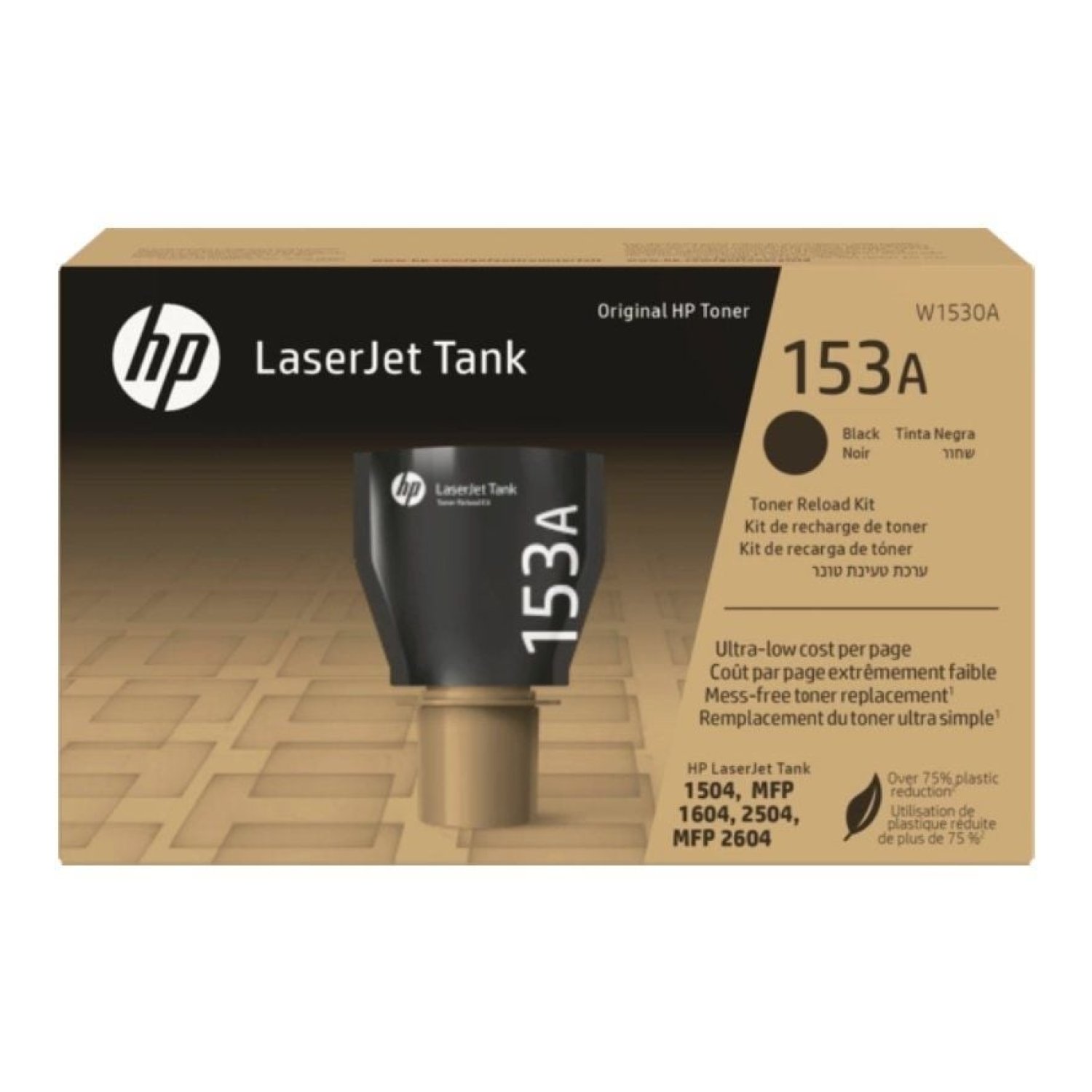 HP LaserJet Tank 153A · Kit de Recarga · Tóner Negro Original