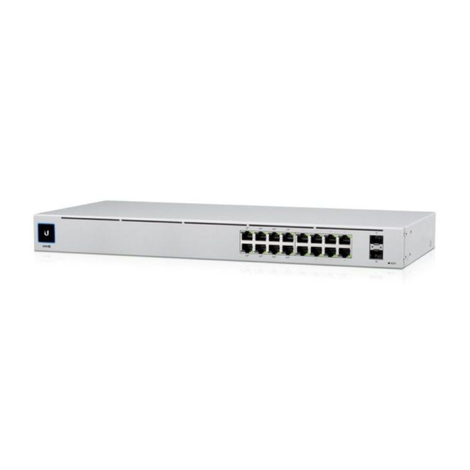 Ubiquiti USW-16-PoE · Switch Gestionable · 16 Puertos Gigabit · PoE+ · SFP
