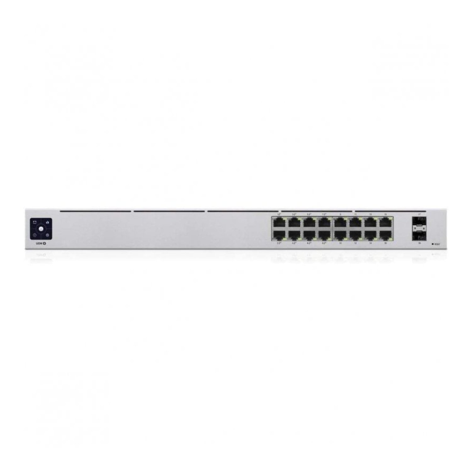 Ubiquiti USW-16-PoE · Switch Gestionable · 16 Puertos Gigabit · PoE+ · SFP