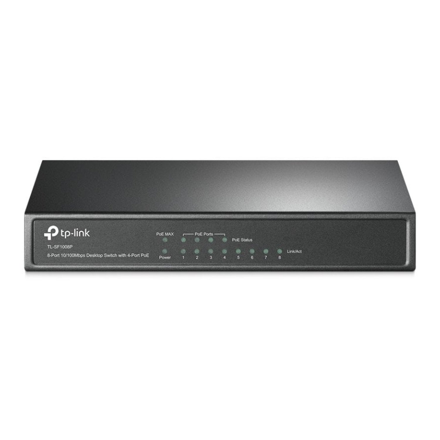 TP-Link SF1008P · Switch 8 Puertos · RJ-45 10/100 Mbps · PoE
