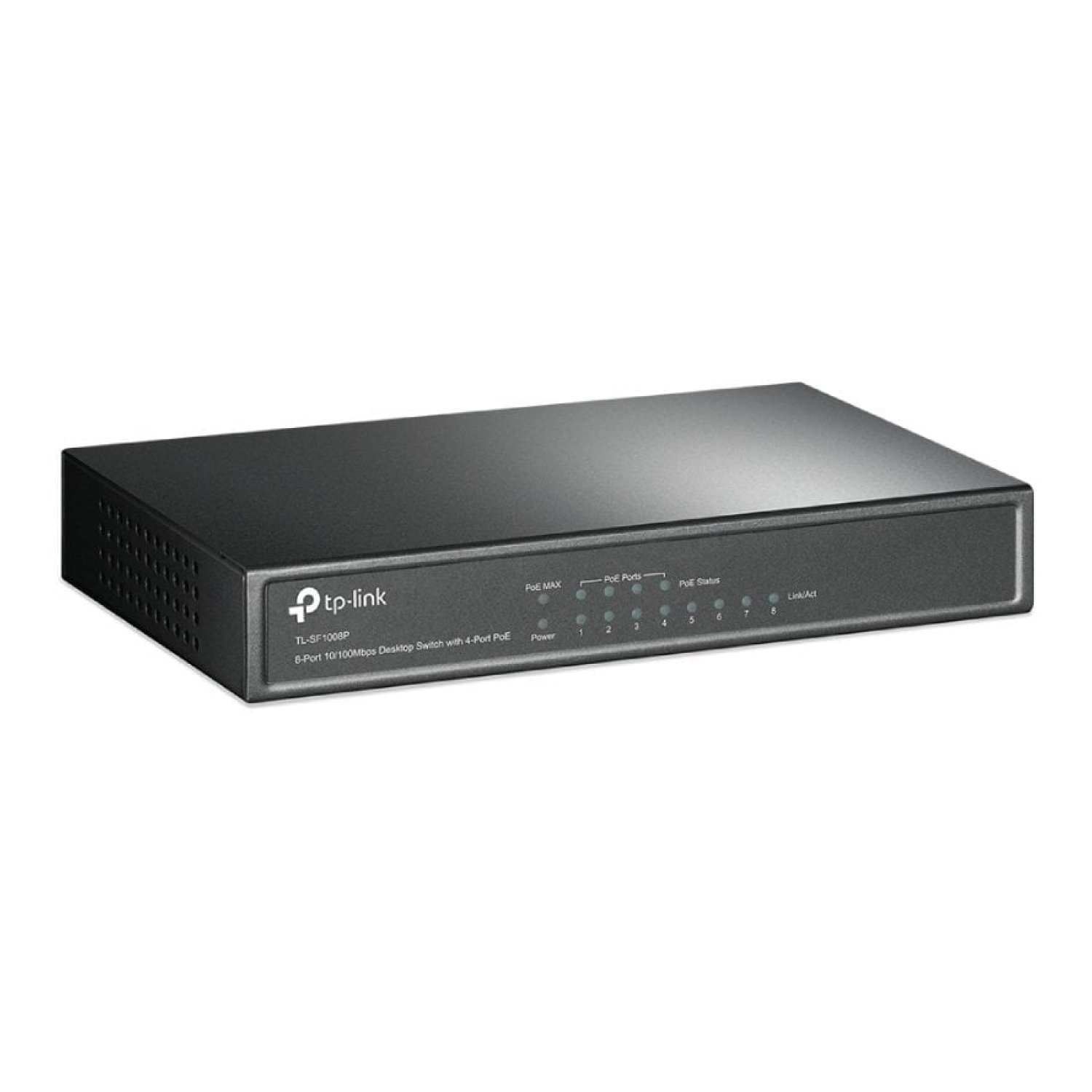 TP-Link SF1008P · Switch 8 Puertos · RJ-45 10/100 Mbps · PoE