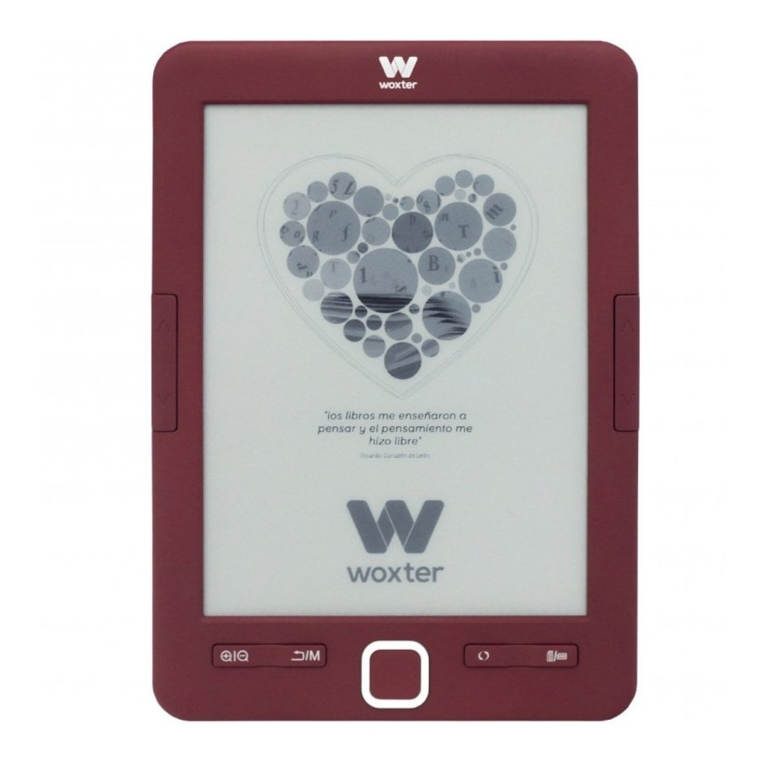 Woxter Scriba 195 · eBook 6" · Tinta Electrónica · Rojo