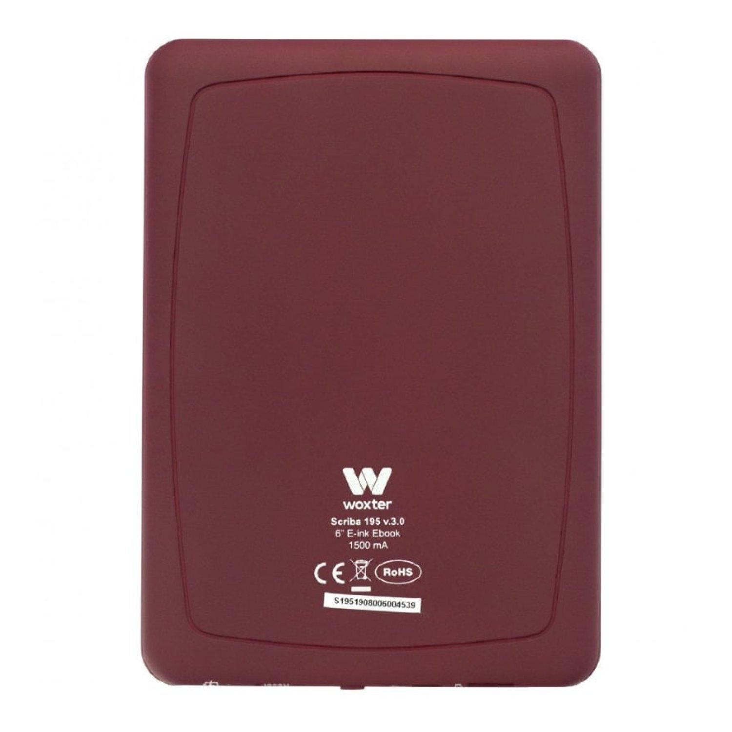 Woxter Scriba 195 · eBook 6" · Tinta Electrónica · Rojo
