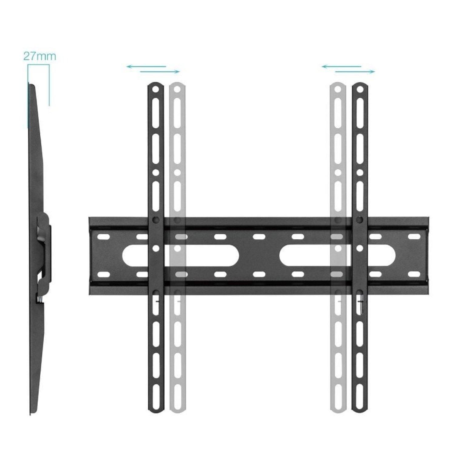 TooQ LP1072F-B · Soporte Pared Fijo · 32-70" · Hasta 45kg