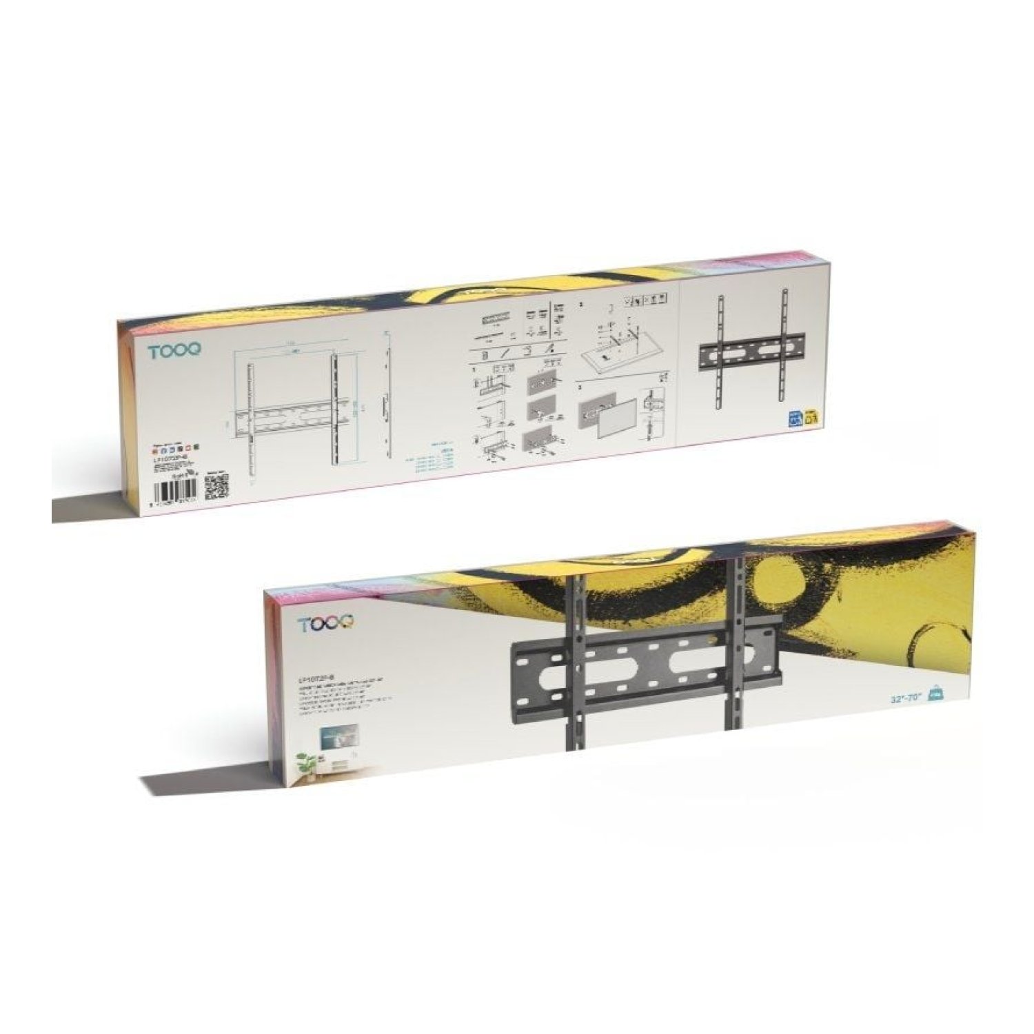 TooQ LP1072F-B · Soporte Pared Fijo · 32-70" · Hasta 45kg