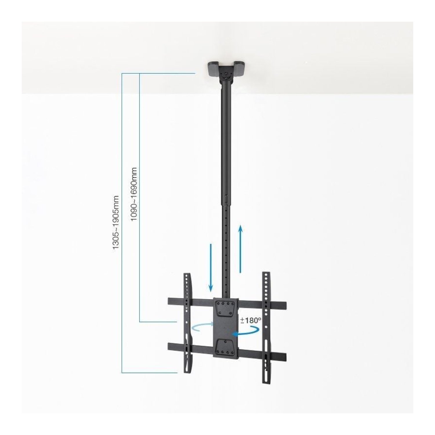 TooQ LPCE1175TSLI-XL · Soporte Techo Giratorio · 32-75" · Hasta 60kg