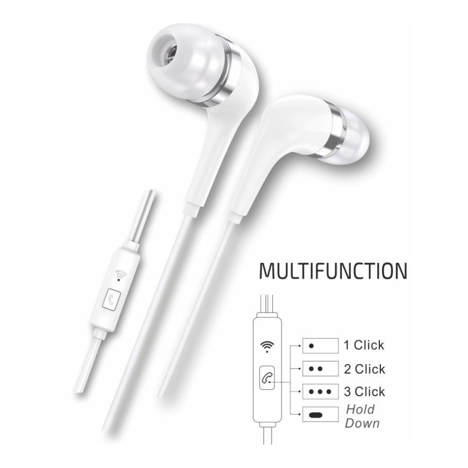 Tech One Tech earTECH · Auriculares Intrauditivos · Micrófono · USB Tipo-C · Blancos