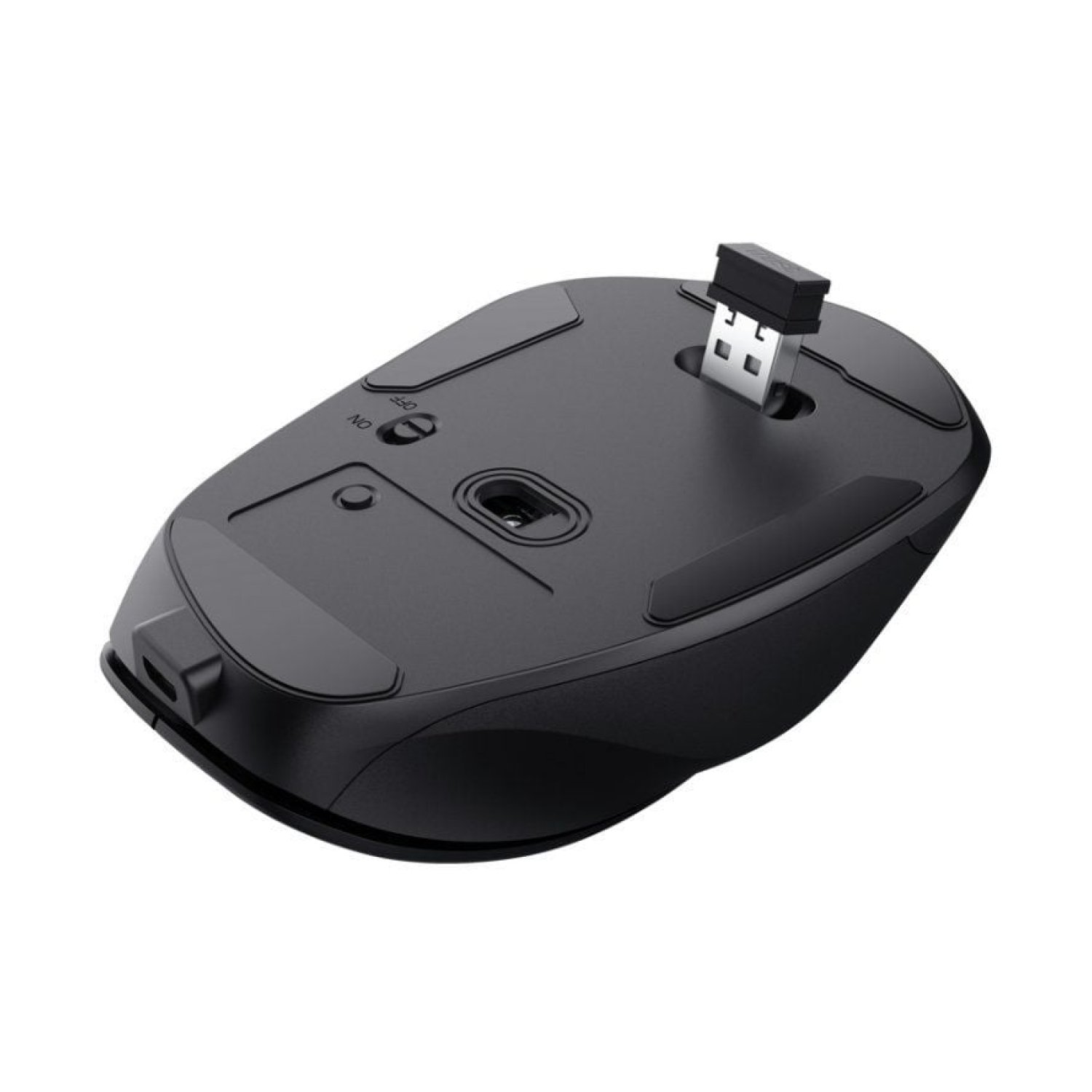 Trust Fyda Eco · Ratón Ergonómico Inalámbrico · 2400 DPI · Batería Recargable