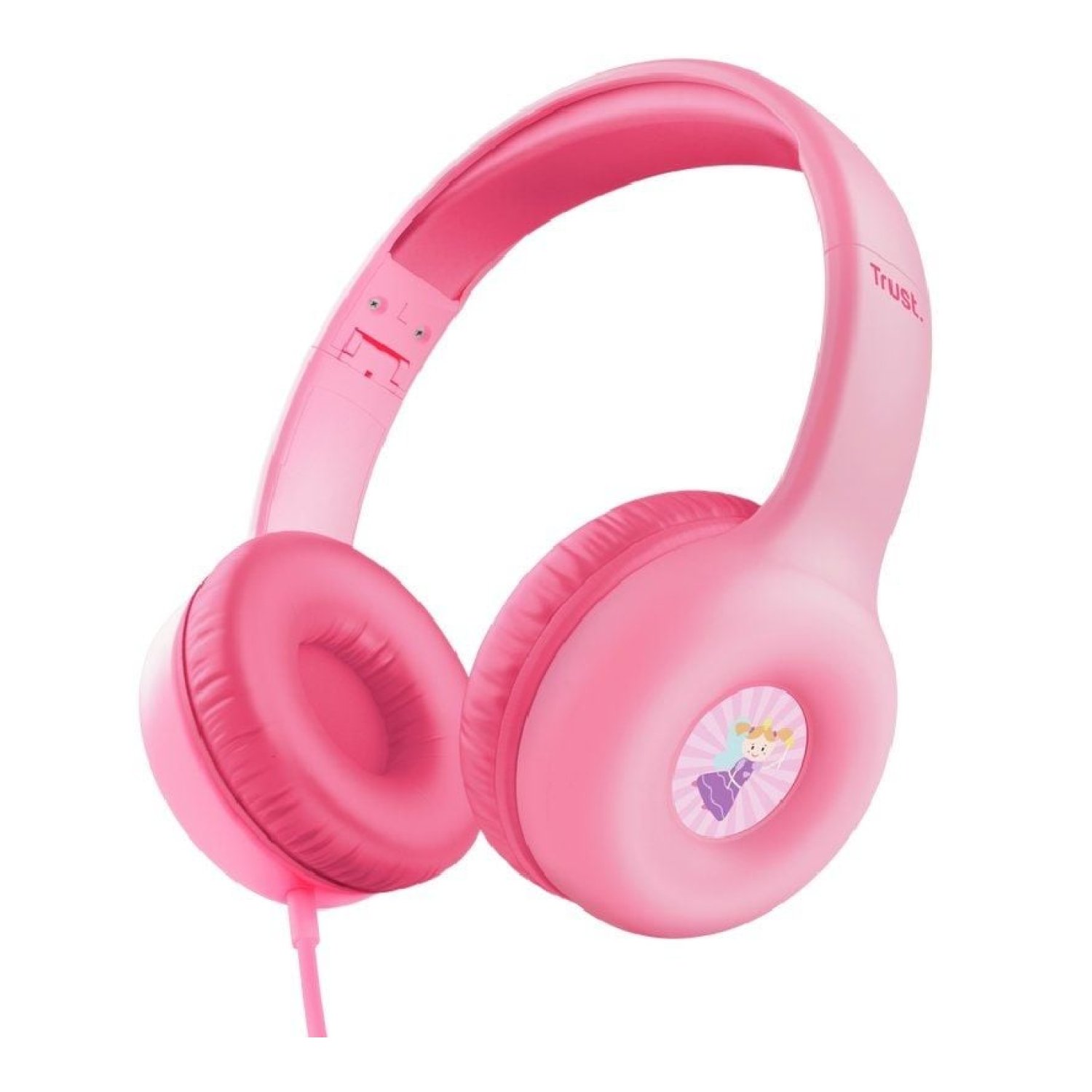 Trust Nouna Kids · Auriculares Infantiles · Con Micrófono · Rosas
