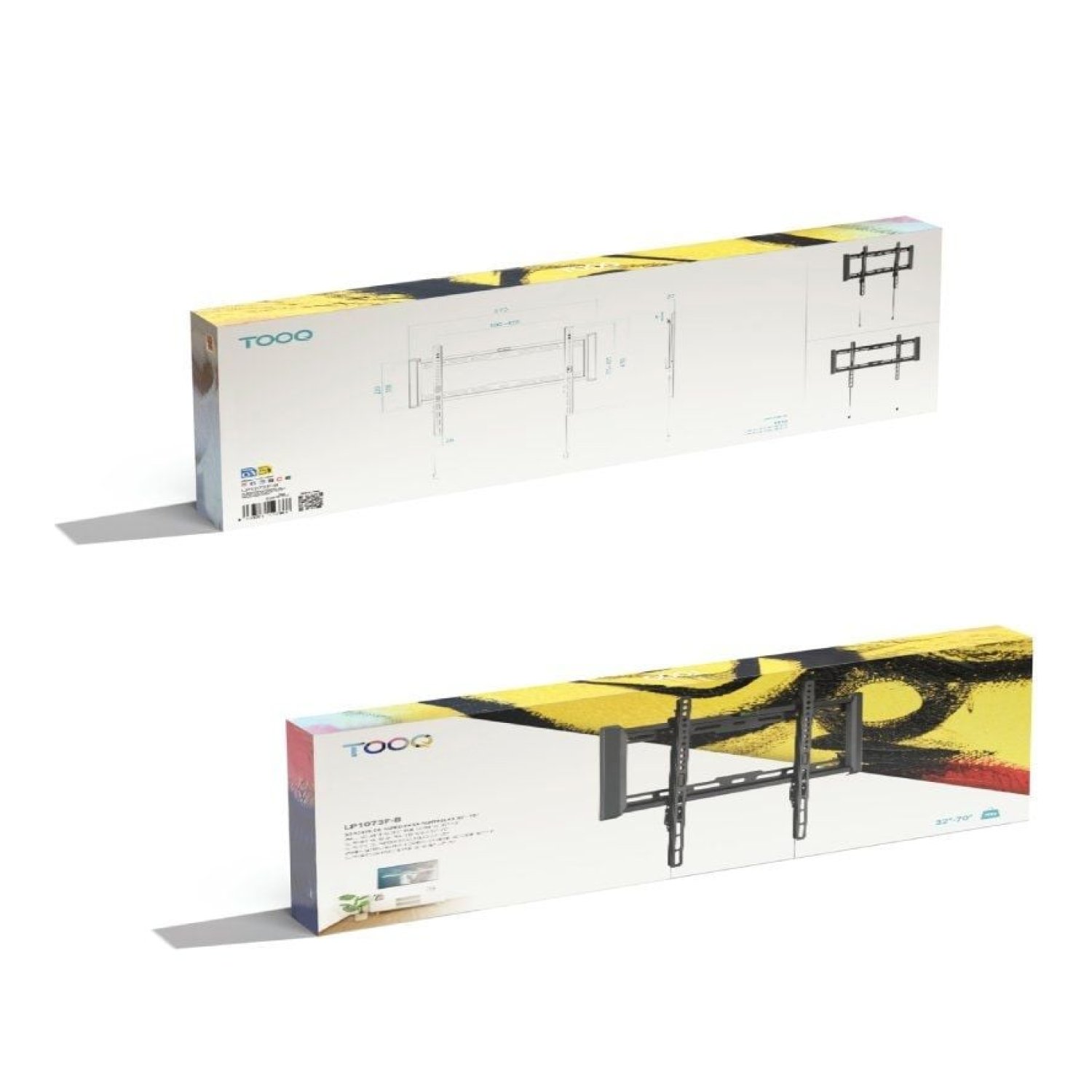 TooQ LP1073F-B · Soporte Pared Fijo TV · 32-70" · Hasta 75kg