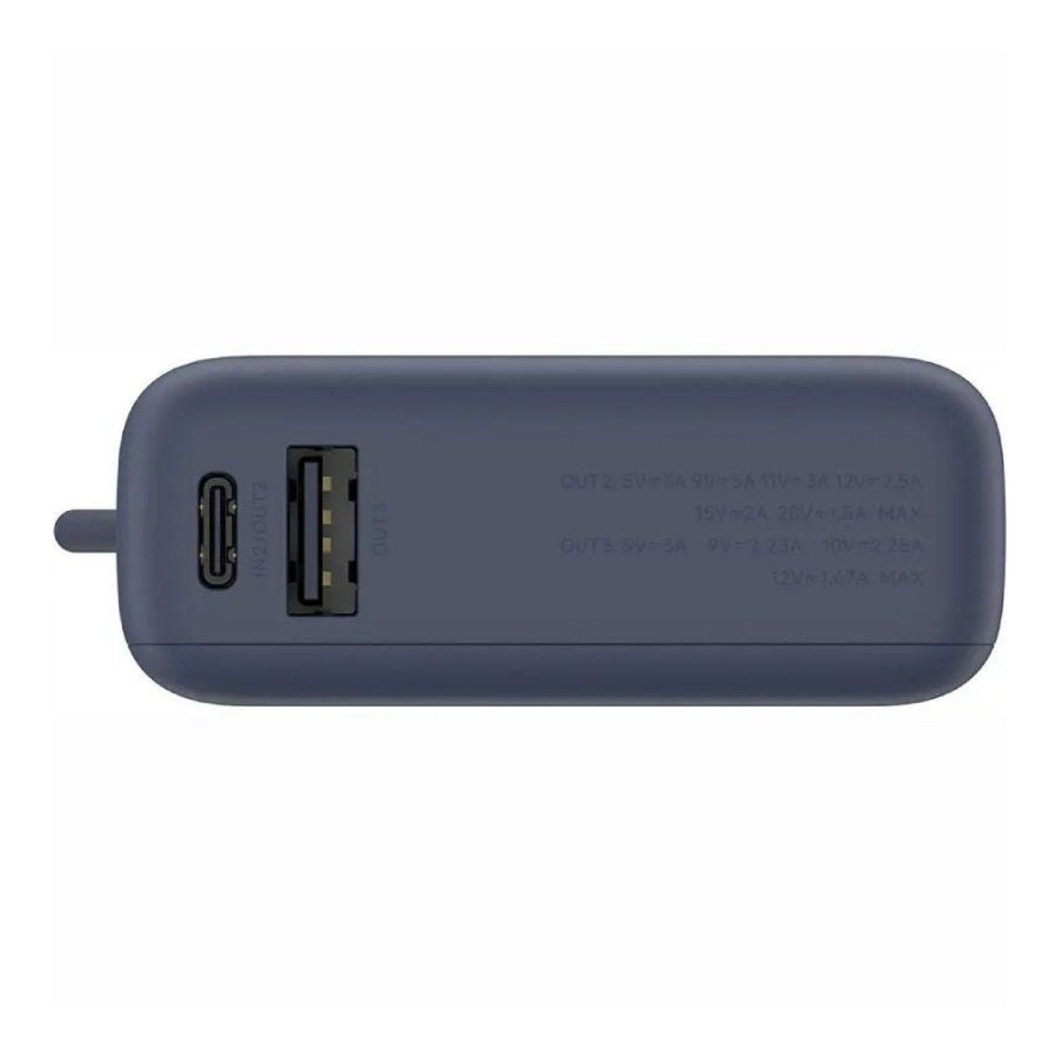 Xiaomi Power Bank 10000mAh · 33W · Cable USB-C Integrado · Azul