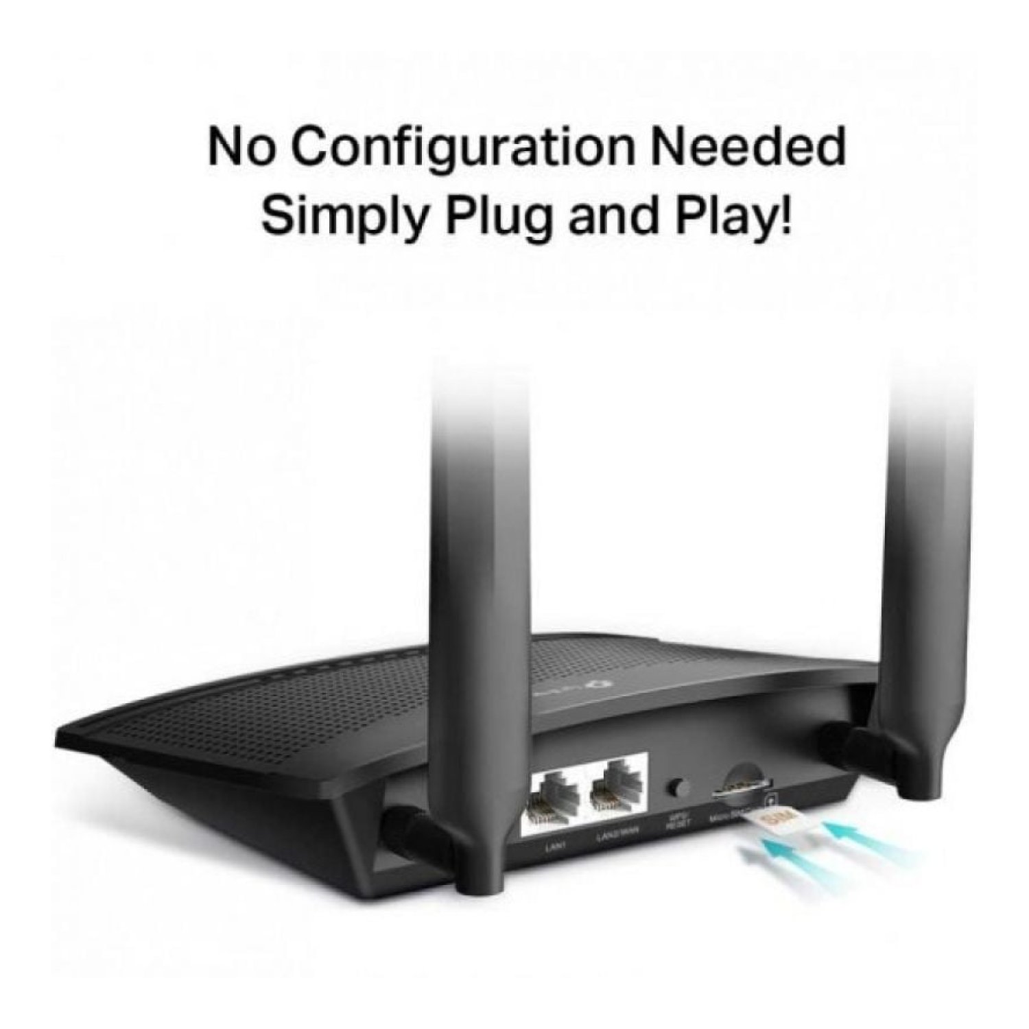 TP-Link TL-MR100 · Router 4G · 300Mbps · WiFi 802.11n · 2 Antenas