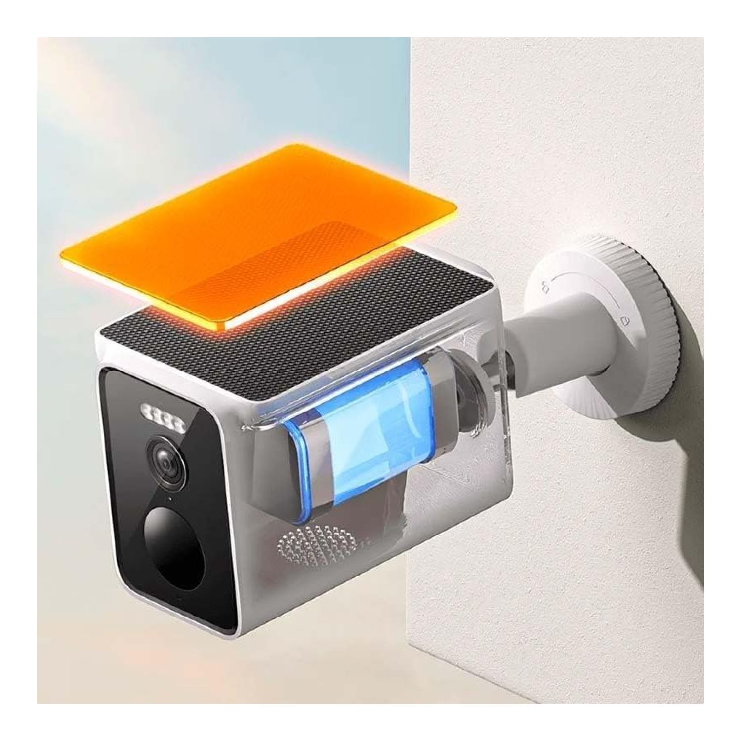 Set Cámara de Videovigilancia Xiaomi Solar Outdoor Camera BW 400 Pro Set/ 132º/ Visión Nocturna/ Control desde APP