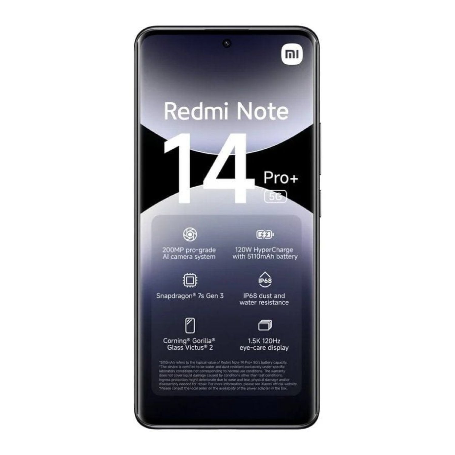 Xiaomi Redmi Note 14 Pro+ · 6,67" · 12GB RAM · 512GB · 5G · Negro
