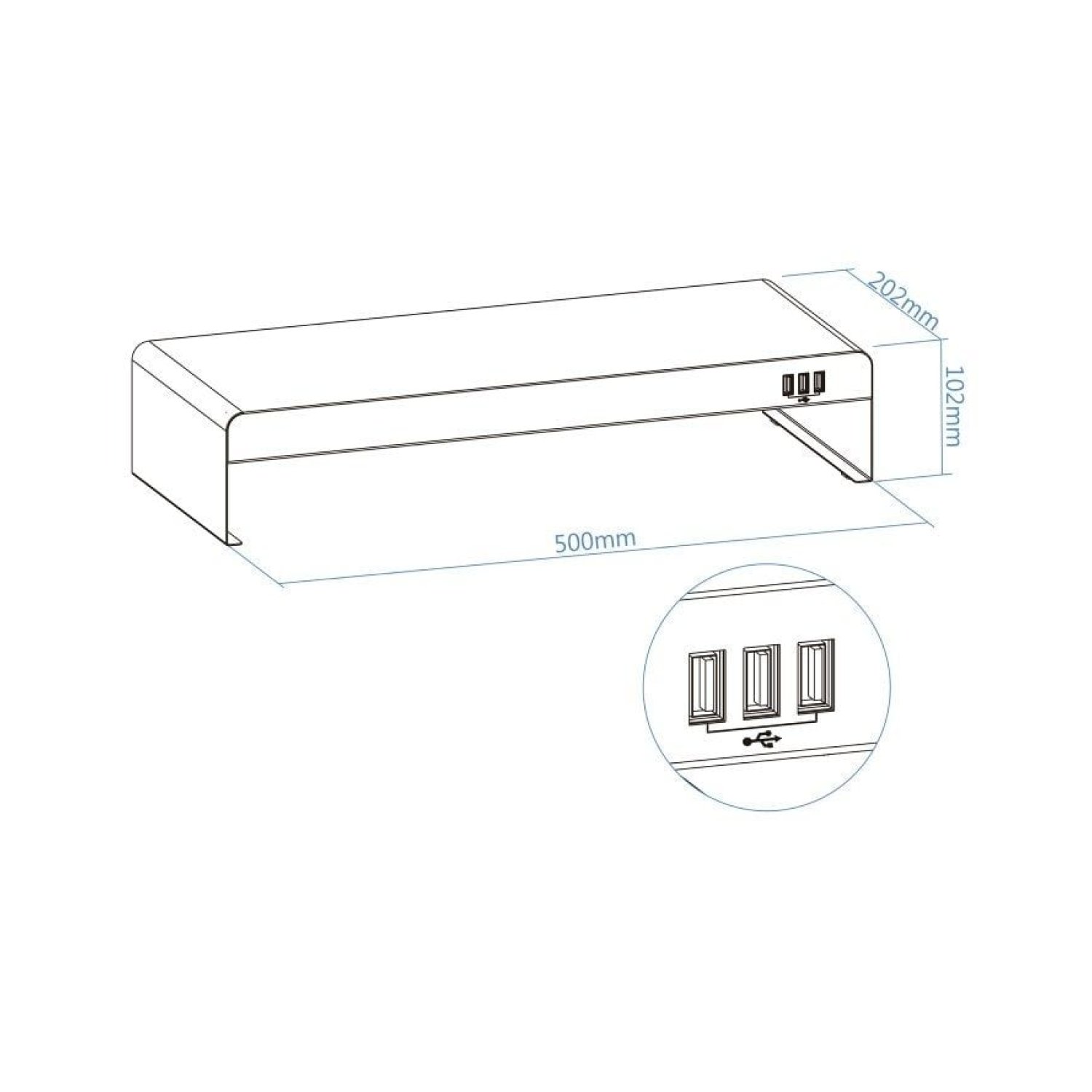 TooQ · Soporte para Monitor · Hasta 20kg