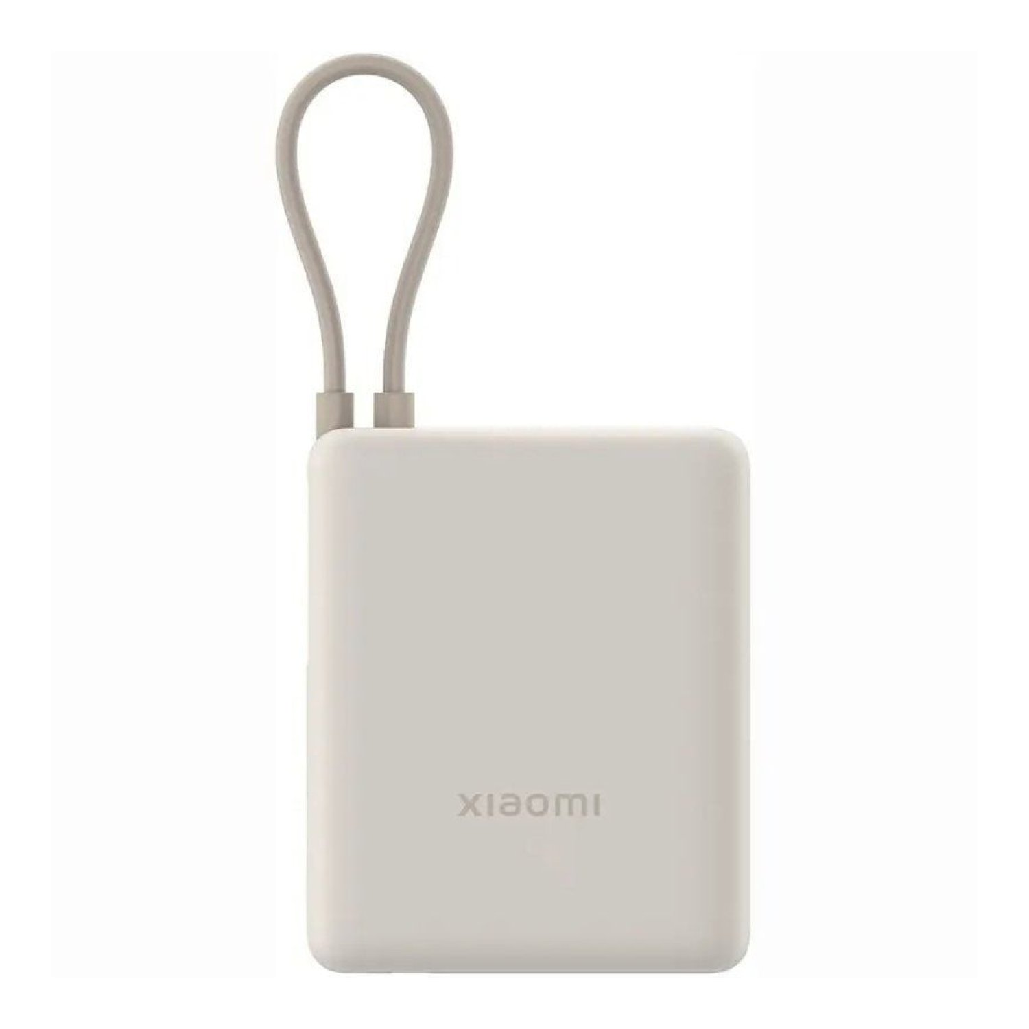 Xiaomi Power Bank 10000mAh · 33W · Cable Integrado USB-C · Beige