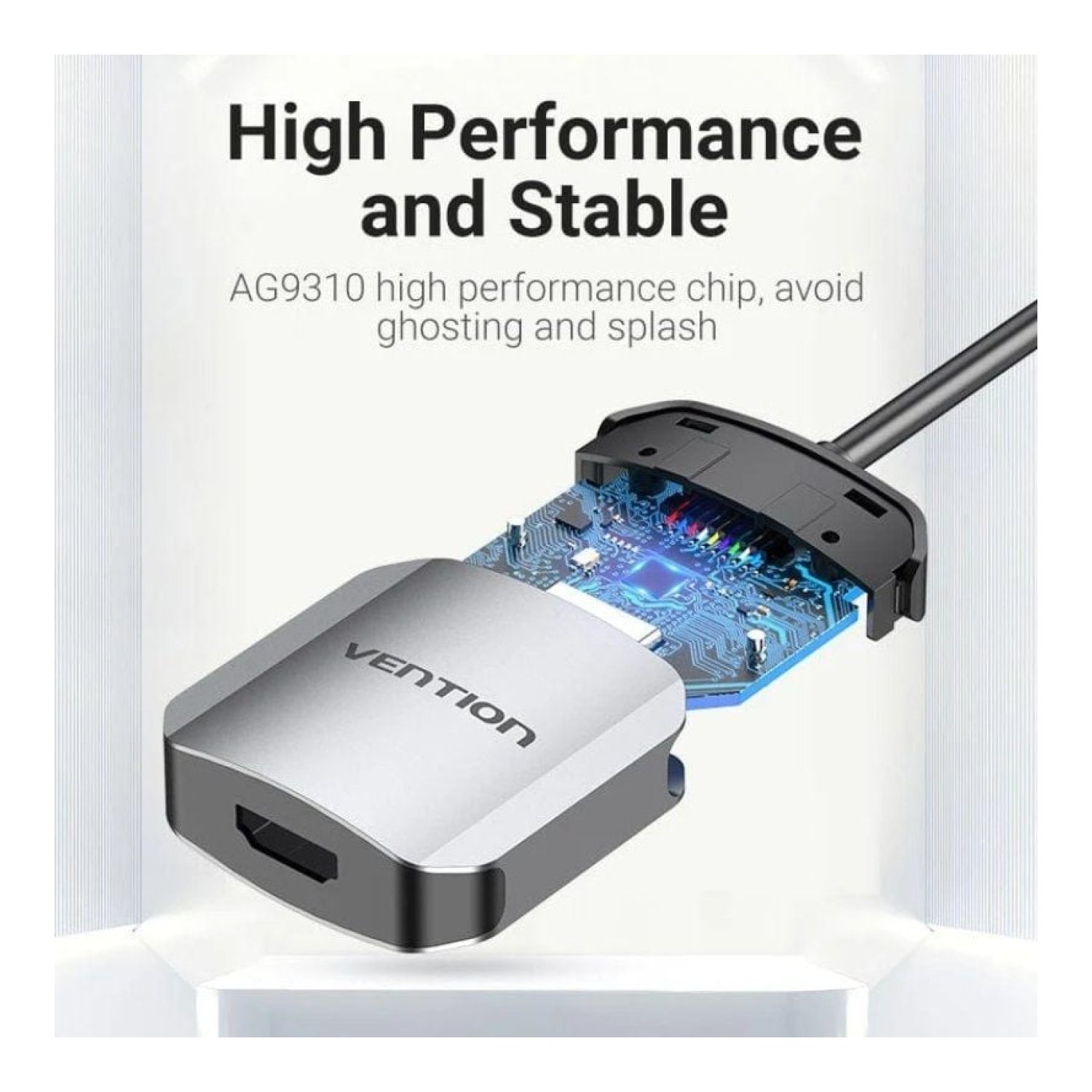 Vention · Conversor USB Tipo-C a HDMI · 15cm · Plata