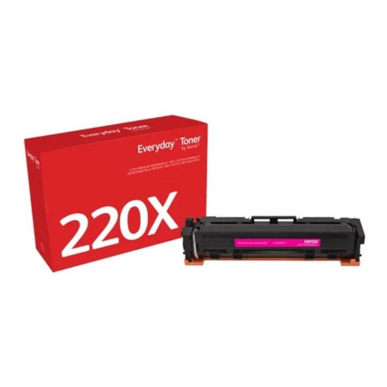 Tóner Xerox Compatible HP W2203X · Alta Capacidad · 5500 Páginas · Magenta