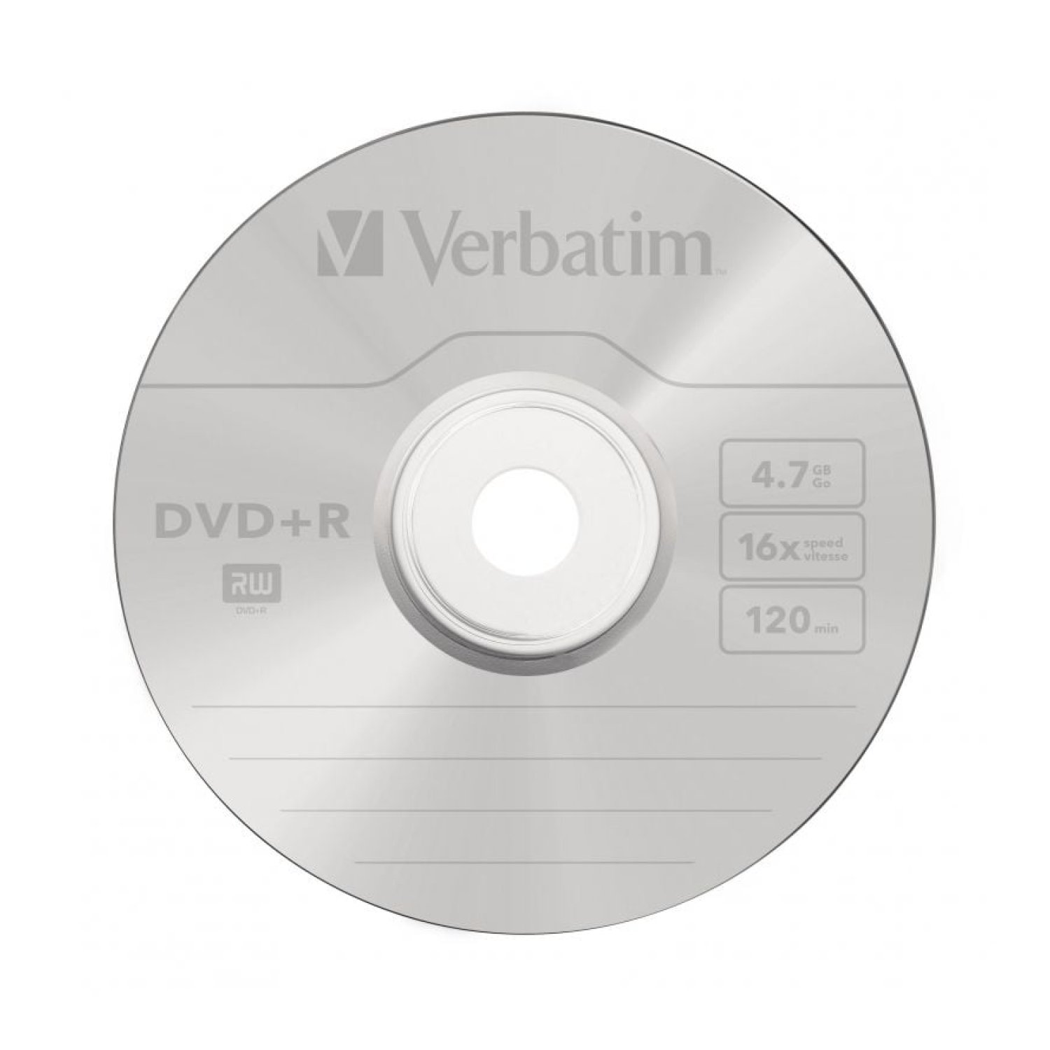 DVD-R Verbatim Imprimible 16X/ Tarrina-25uds