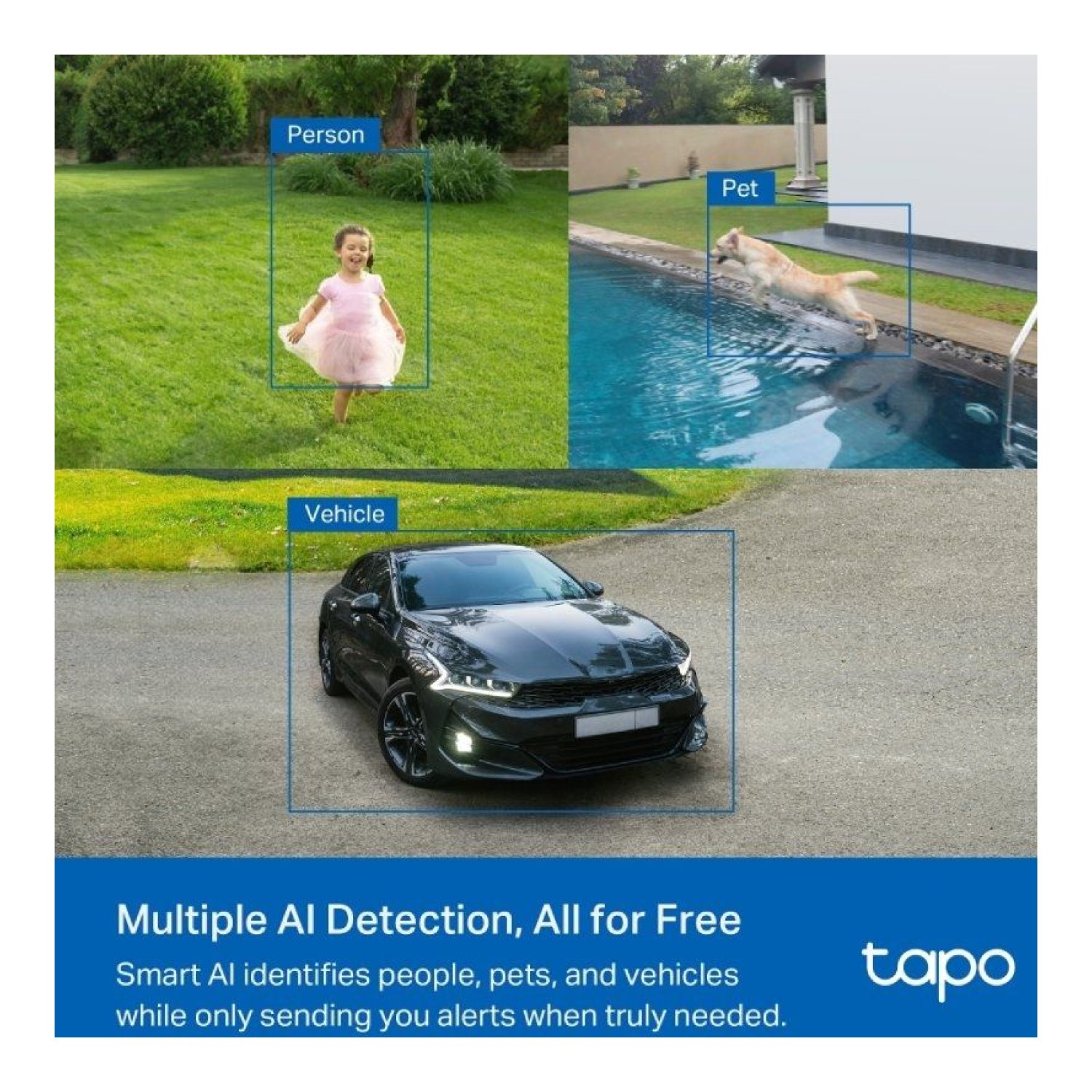 TP-Link Tapo C425 · Kit Videovigilancia · Visión Nocturna · Control APP · Panel Solar