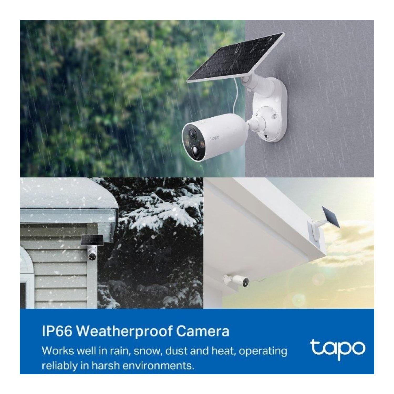 TP-Link Tapo C425 · Kit Videovigilancia · Visión Nocturna · Control APP · Panel Solar