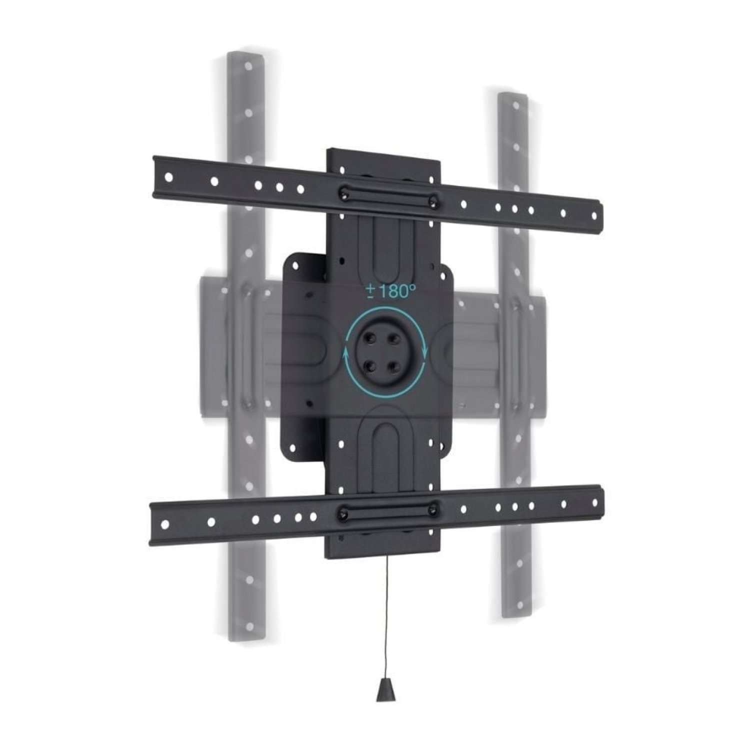 TooQ LP3780F-R · Soporte Pared Giratorio Inclinable · 37-80" · Hasta 50kg