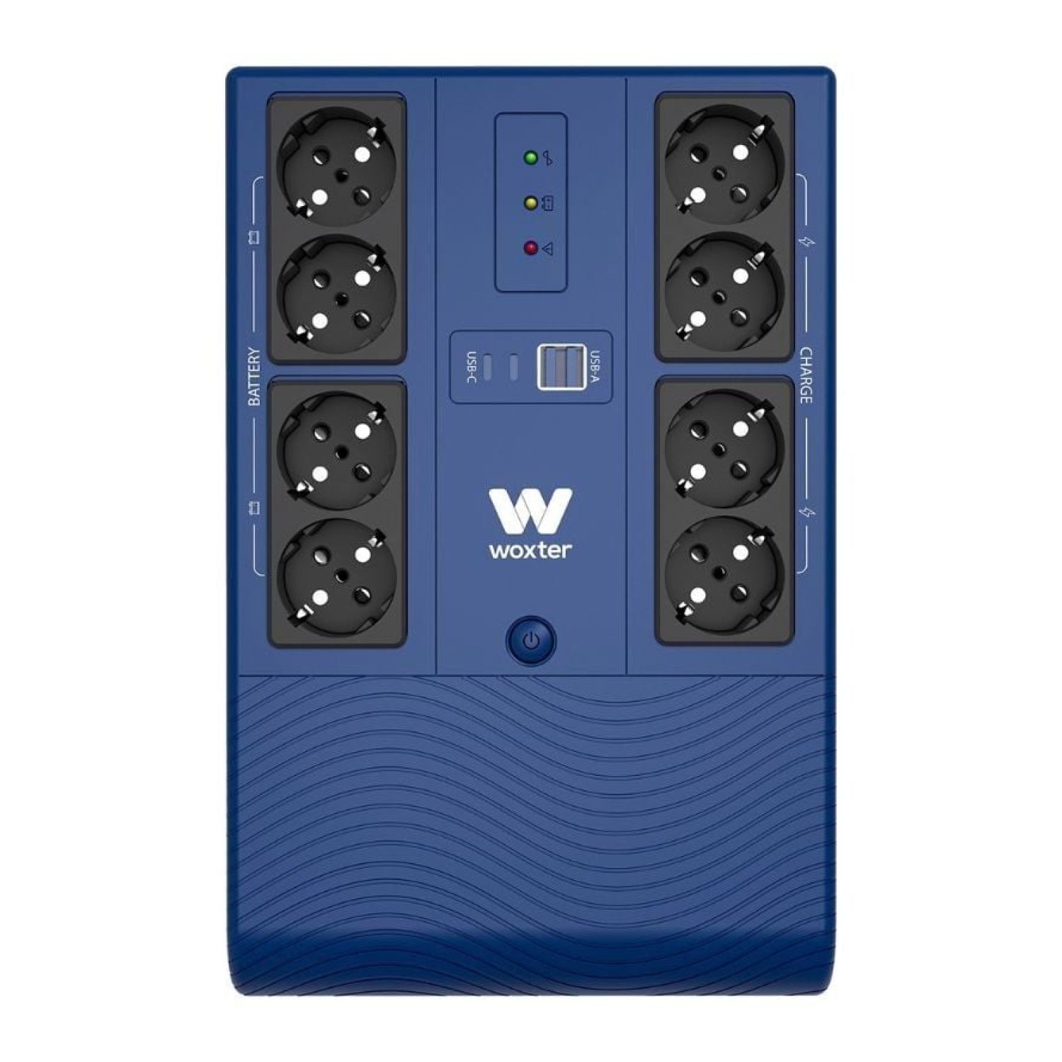 Woxter Multibase UPS · 1200VA · 720W · 8 Salidas · Torre