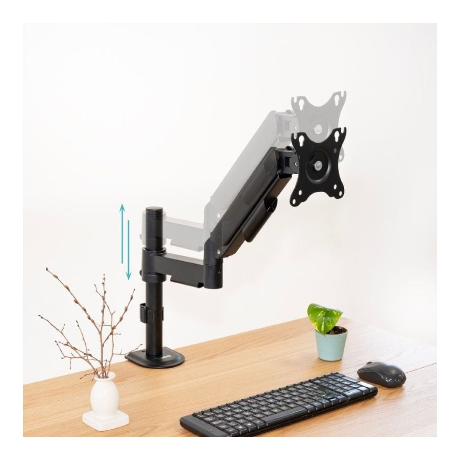TooQ DB1532TNR · Soporte Monitor · Giratorio e Inclinable · Hasta 9kg