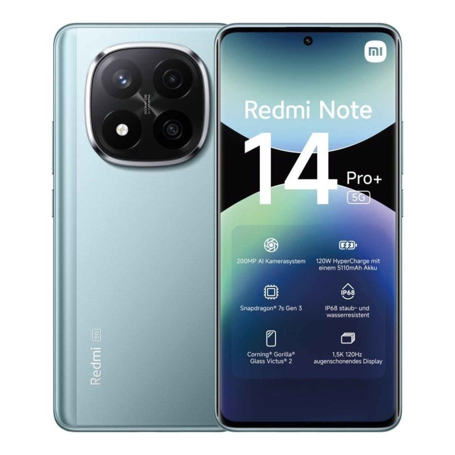 Xiaomi Redmi Note 14 Pro+ · 6,67" · 5G · 12GB RAM · 512GB · Azul