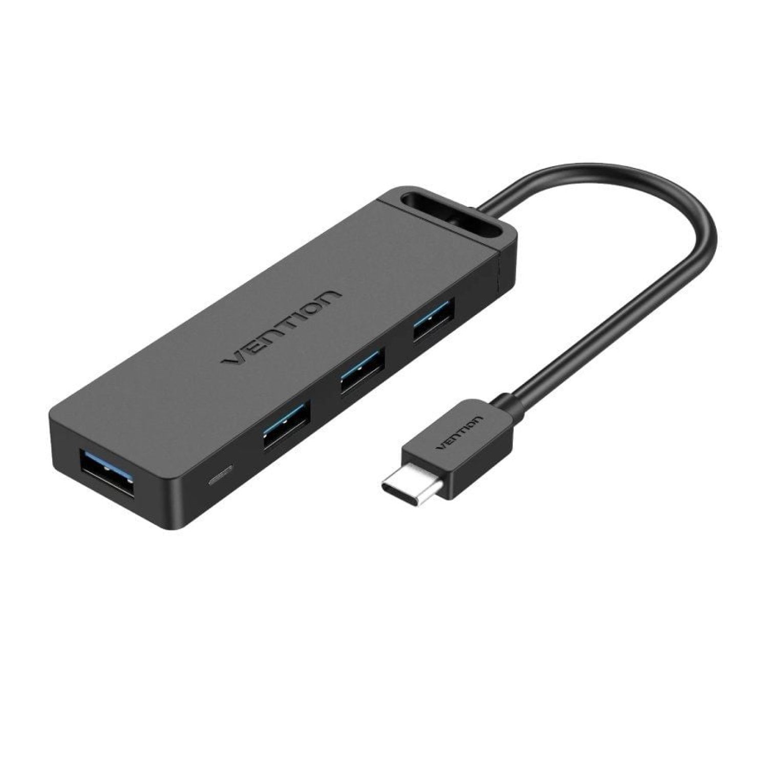 Vention Hub USB Tipo-C · 4x USB · 1x Micro USB · Power Delivery