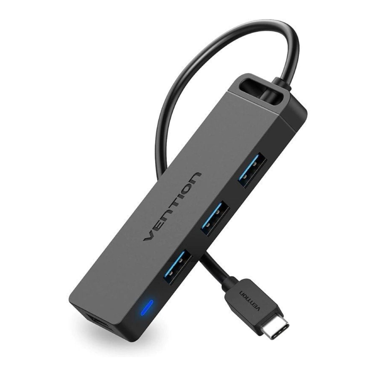 Vention Hub USB Tipo-C · 4x USB · 1x Micro USB · Power Delivery