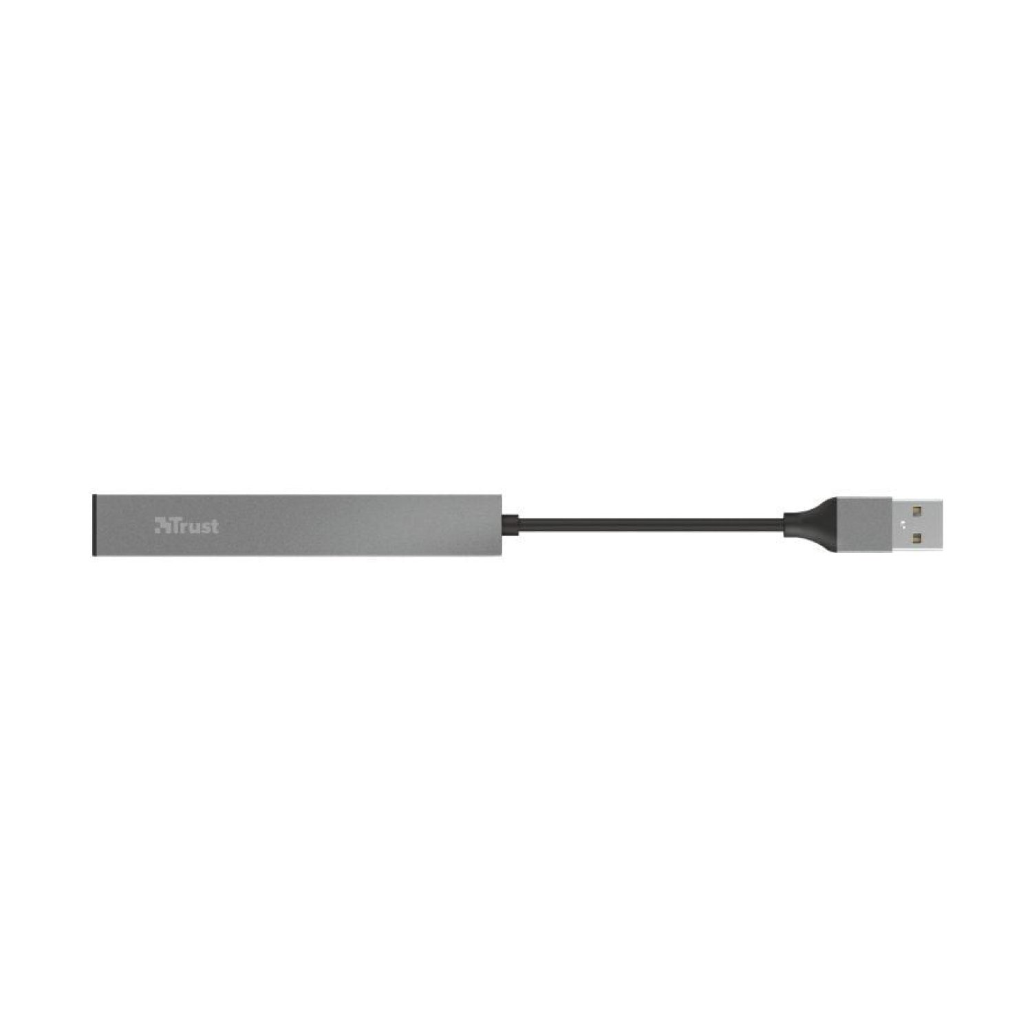 Trust Halyx · Hub USB 2.0 · 4 Puertos · Gris