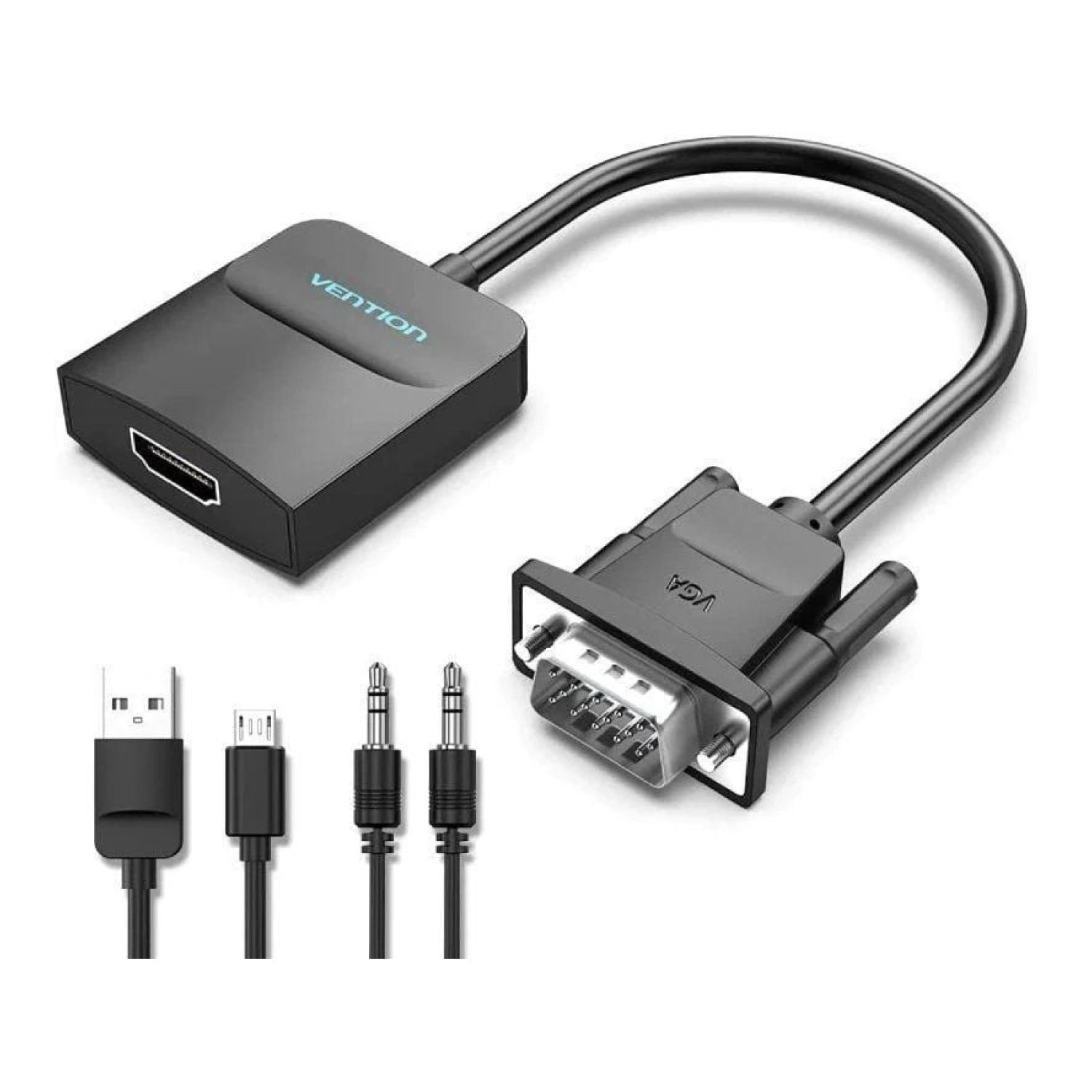 Vention · Cable Conversor VGA a HDMI · 1m · Negro