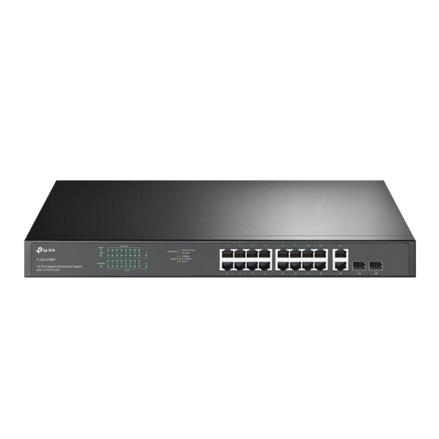 TP-Link TL-SG1218MP · Switch 20 Puertos · Gigabit PoE+ · SFP