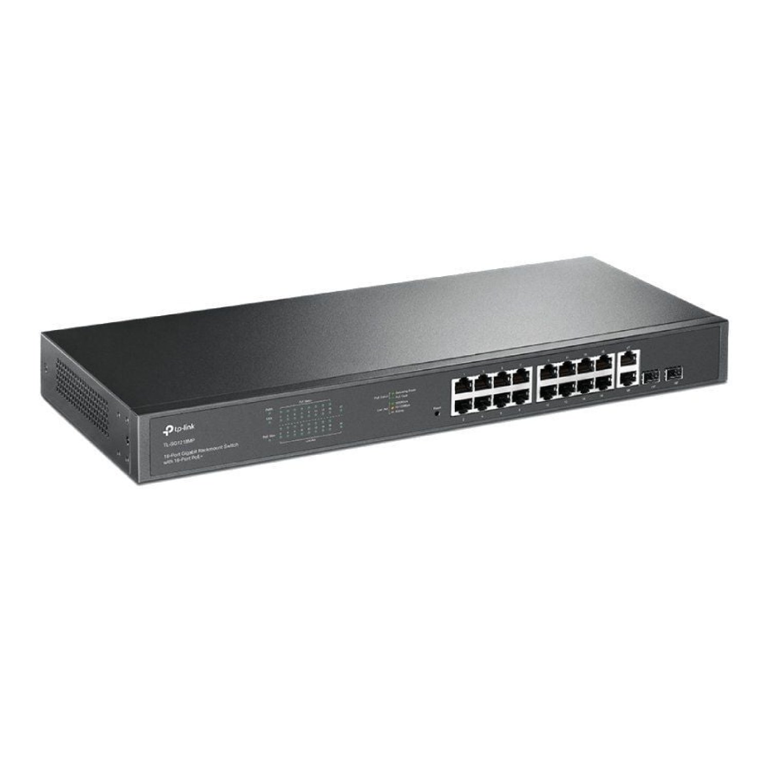 TP-Link TL-SG1218MP · Switch 20 Puertos · Gigabit PoE+ · SFP