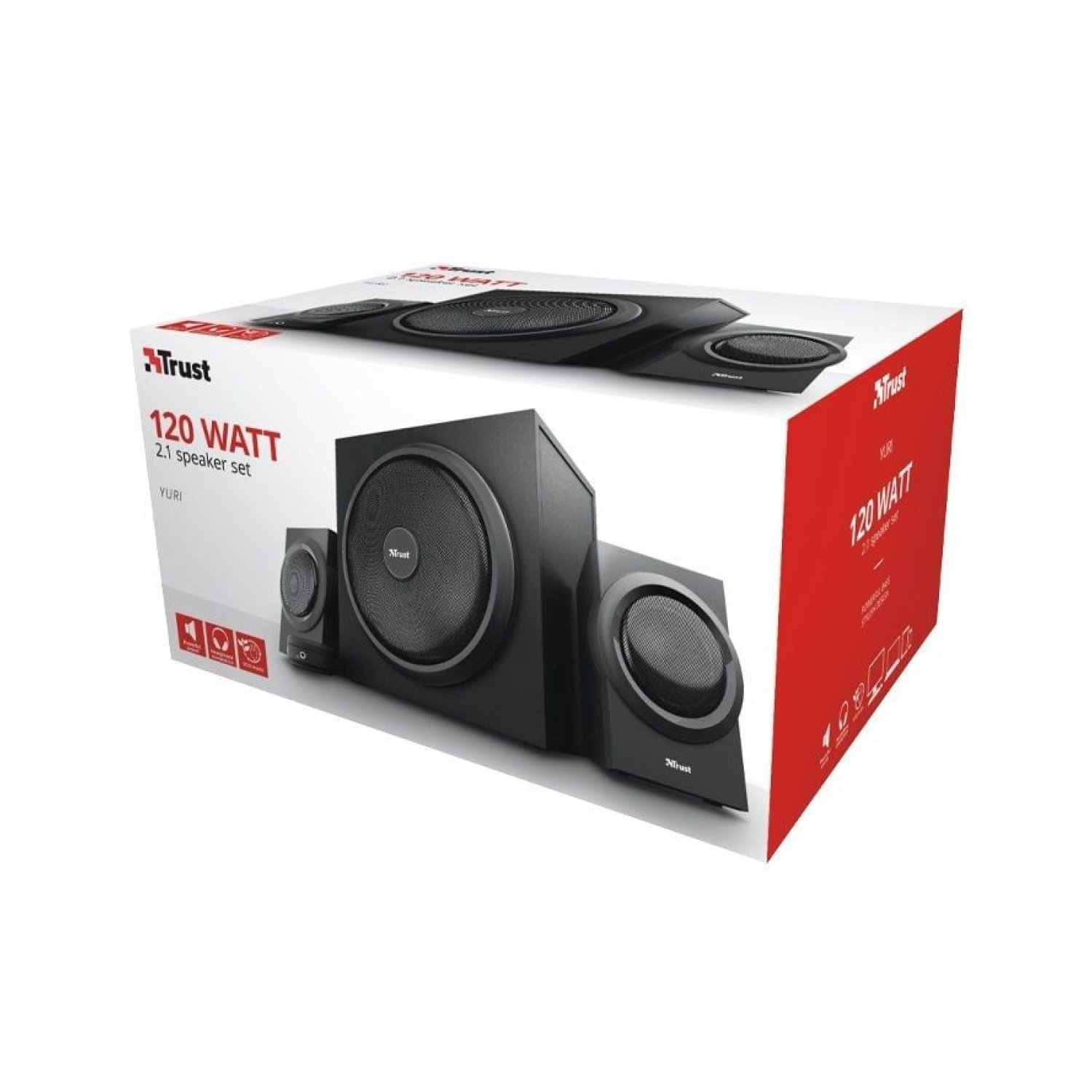 Trust Yuri · Altavoces 2.1 · 120W