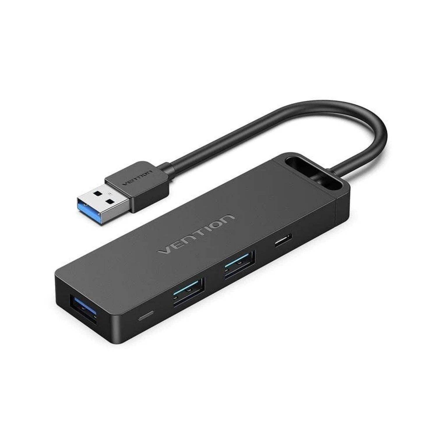 Vention Hub USB 3.0 · 3x USB · 1x Micro USB PD · Lector Tarjetas