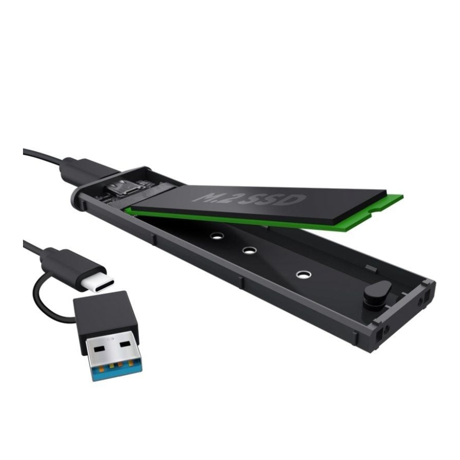Trust · Caja Externa SSD M.2 · USB 3.2 Gen2 · Sin tornillos