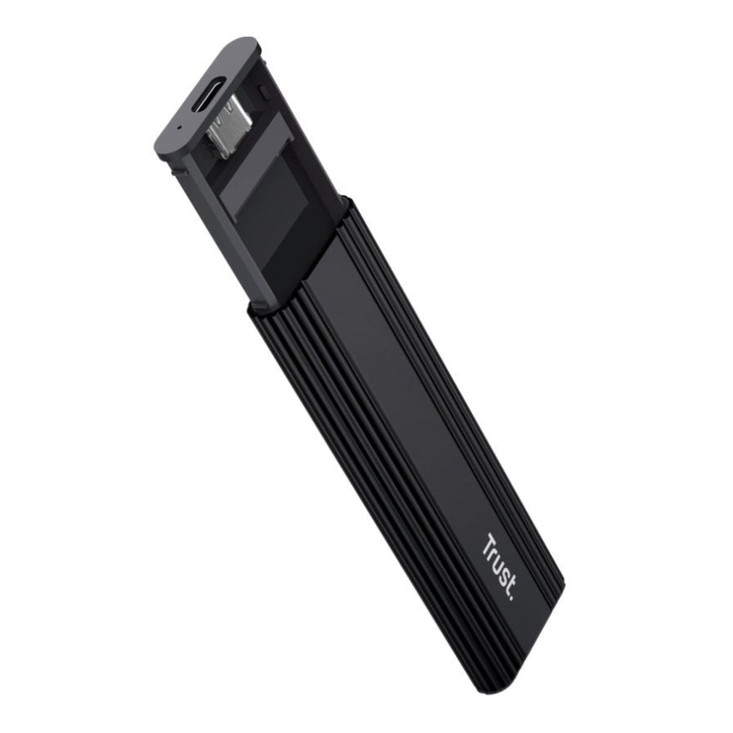 Trust · Caja Externa SSD M.2 · USB 3.2 Gen2 · Sin tornillos